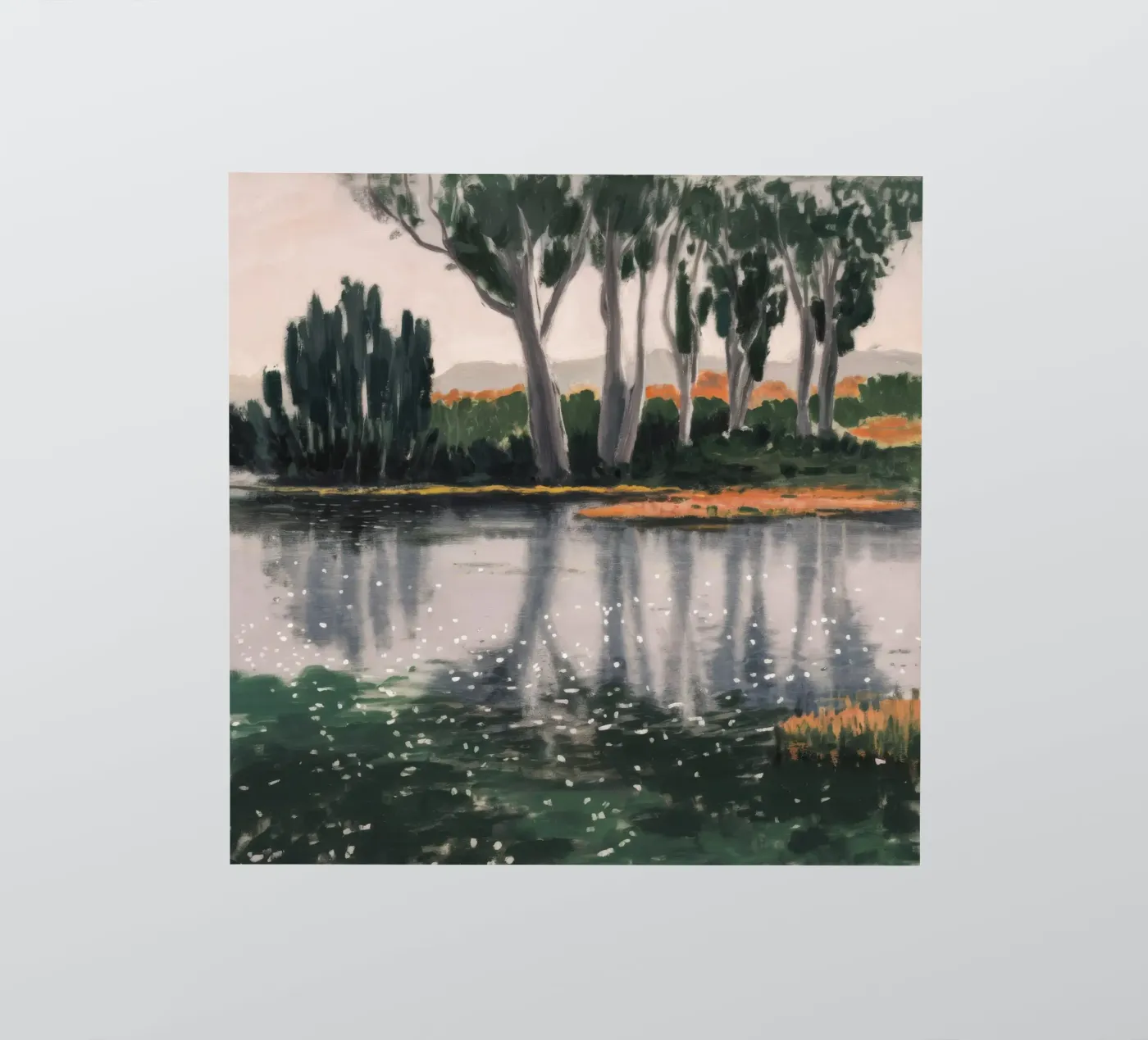 Balletto sull'albero della riflessione adesivo da Verve Pigments