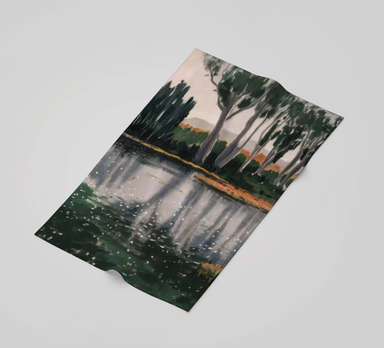 Balletto sull'albero della riflessione telo mare da Verve Pigments