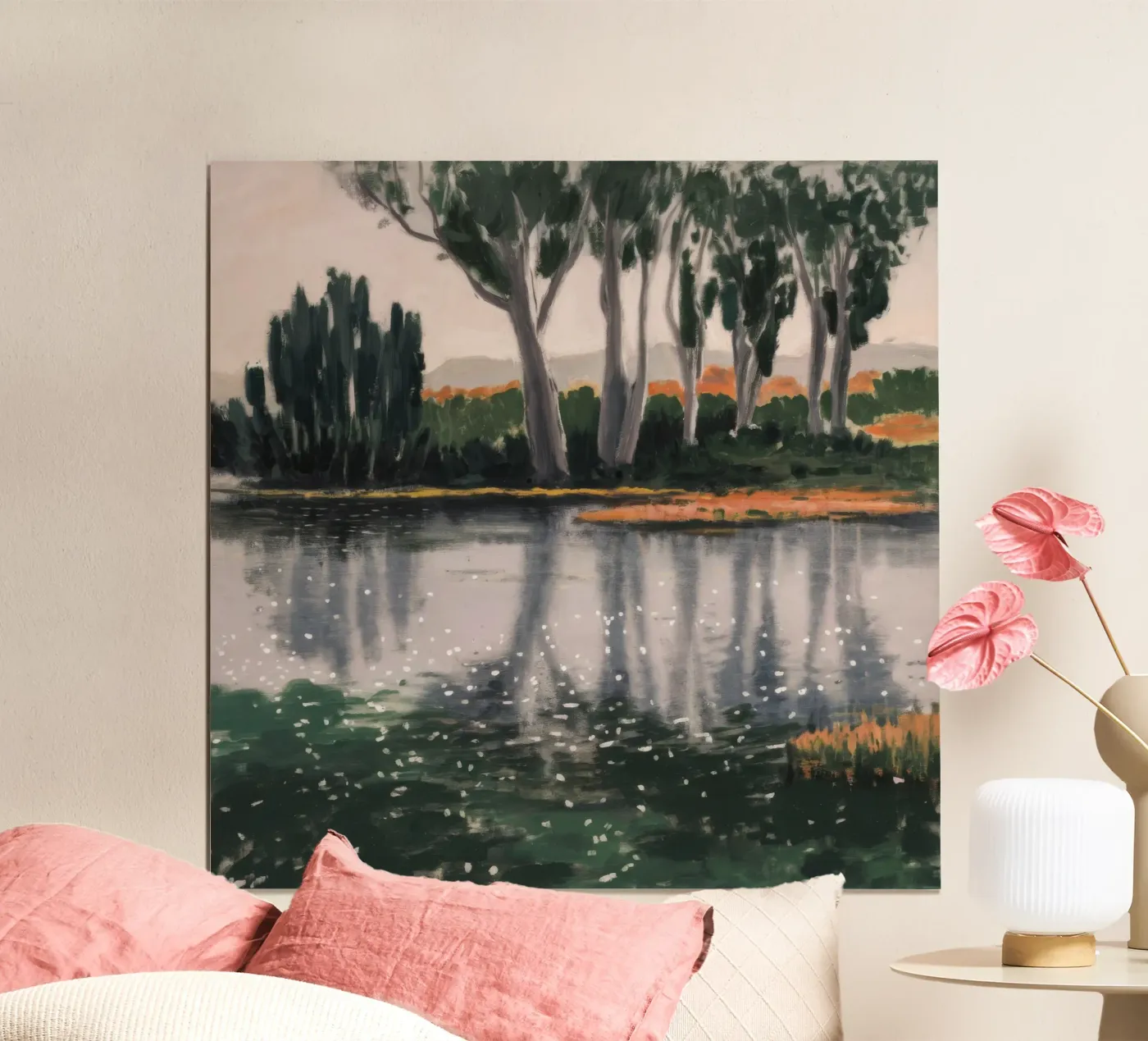 Reflection Tree Ballet poster by Verve Pigments