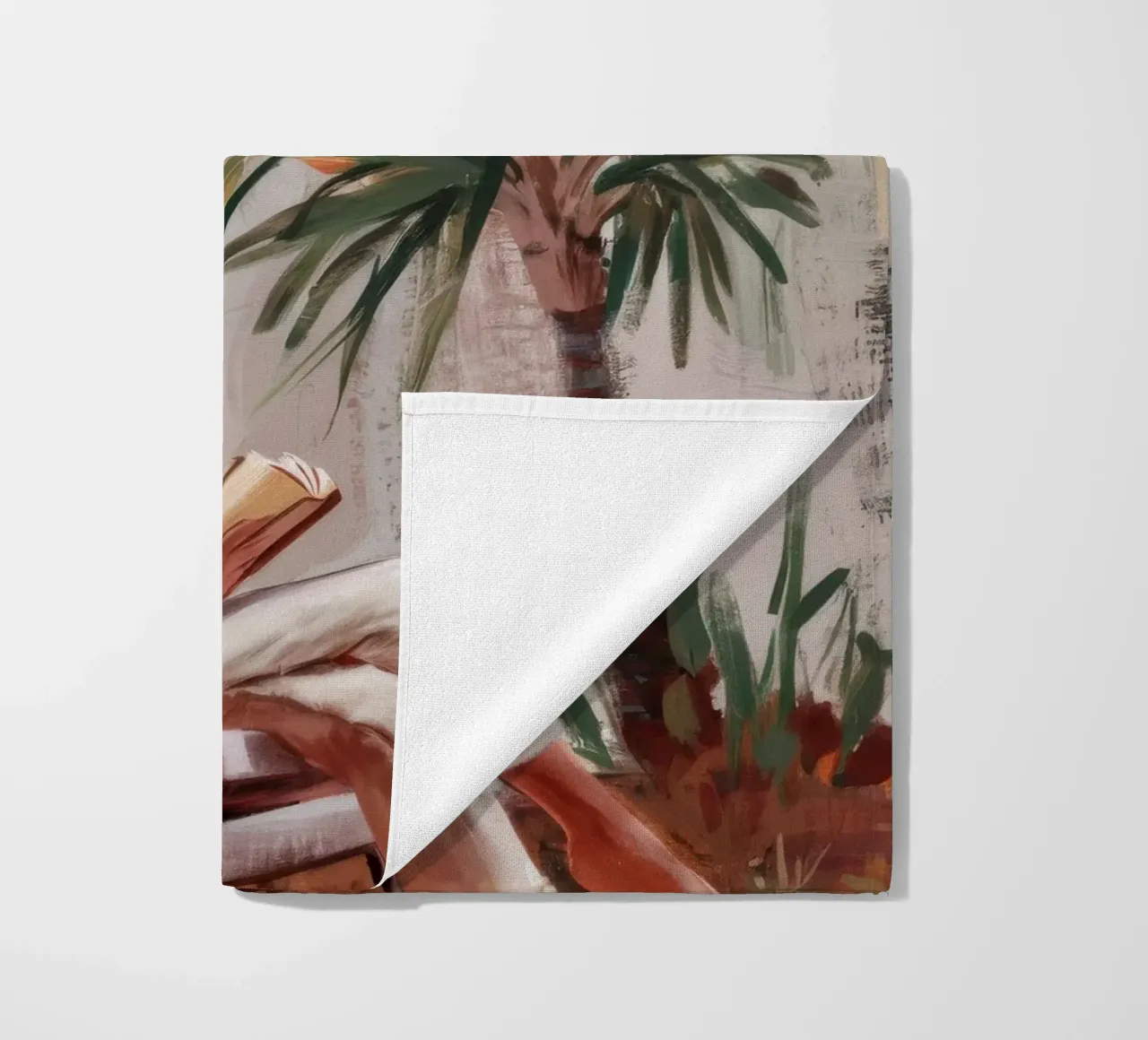 Leisure Garden Muse beach towel by Verve Pigments