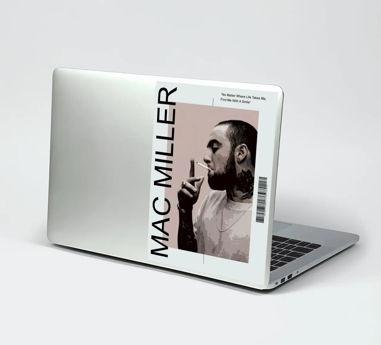 Find Me With A Smile - Mac Miller Zitat Poster Sticker von rockytamoe