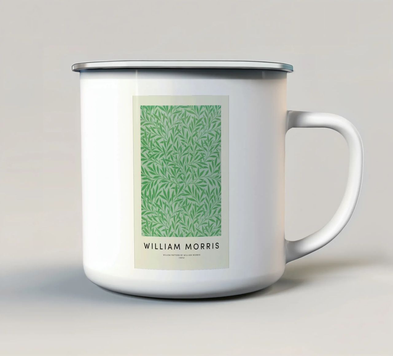 William Morris - Willow Pattern tazza in smalto da Vintage by JUNIQE