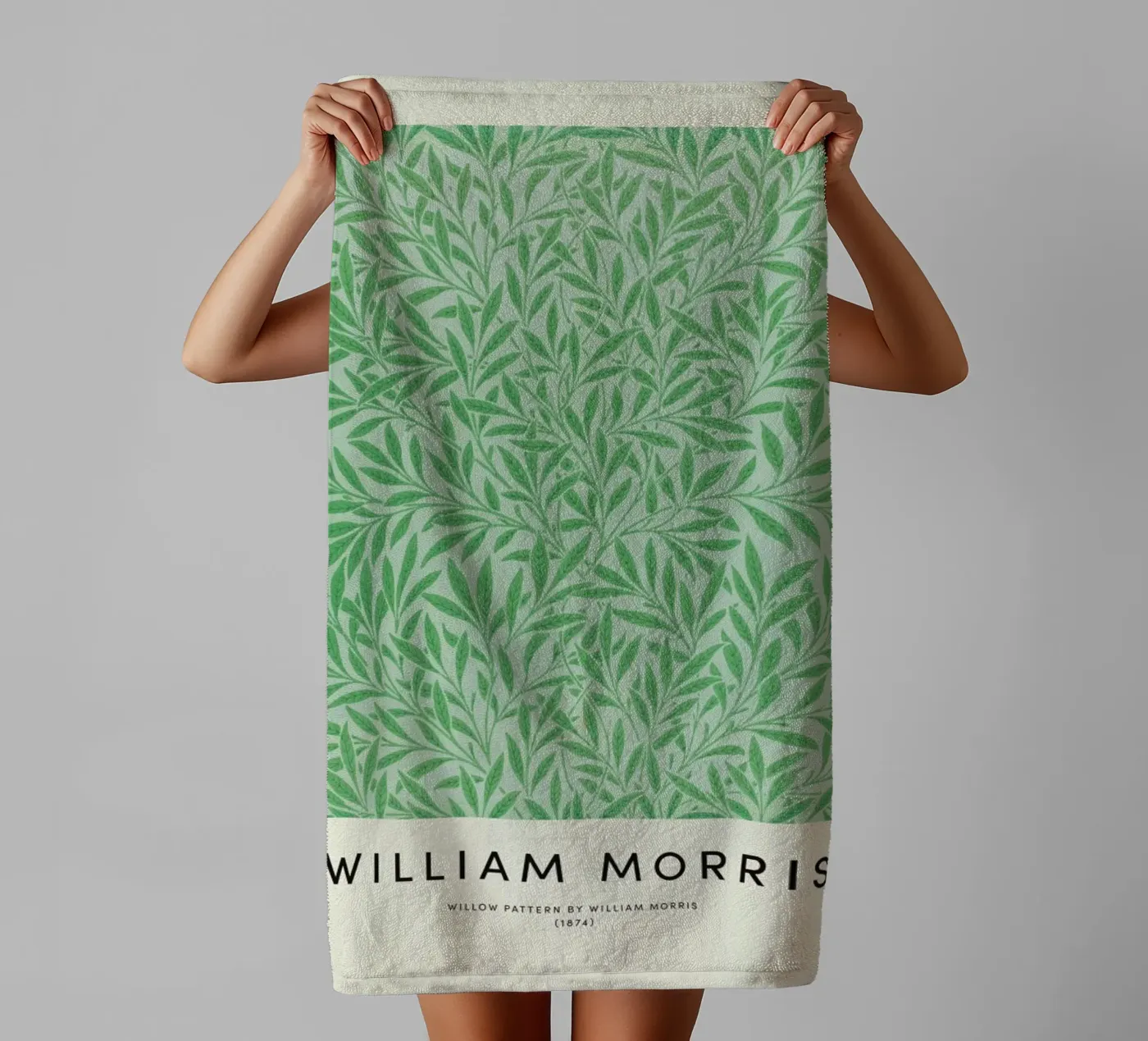 William Morris - Willow Pattern towel by Vintage by JUNIQE
