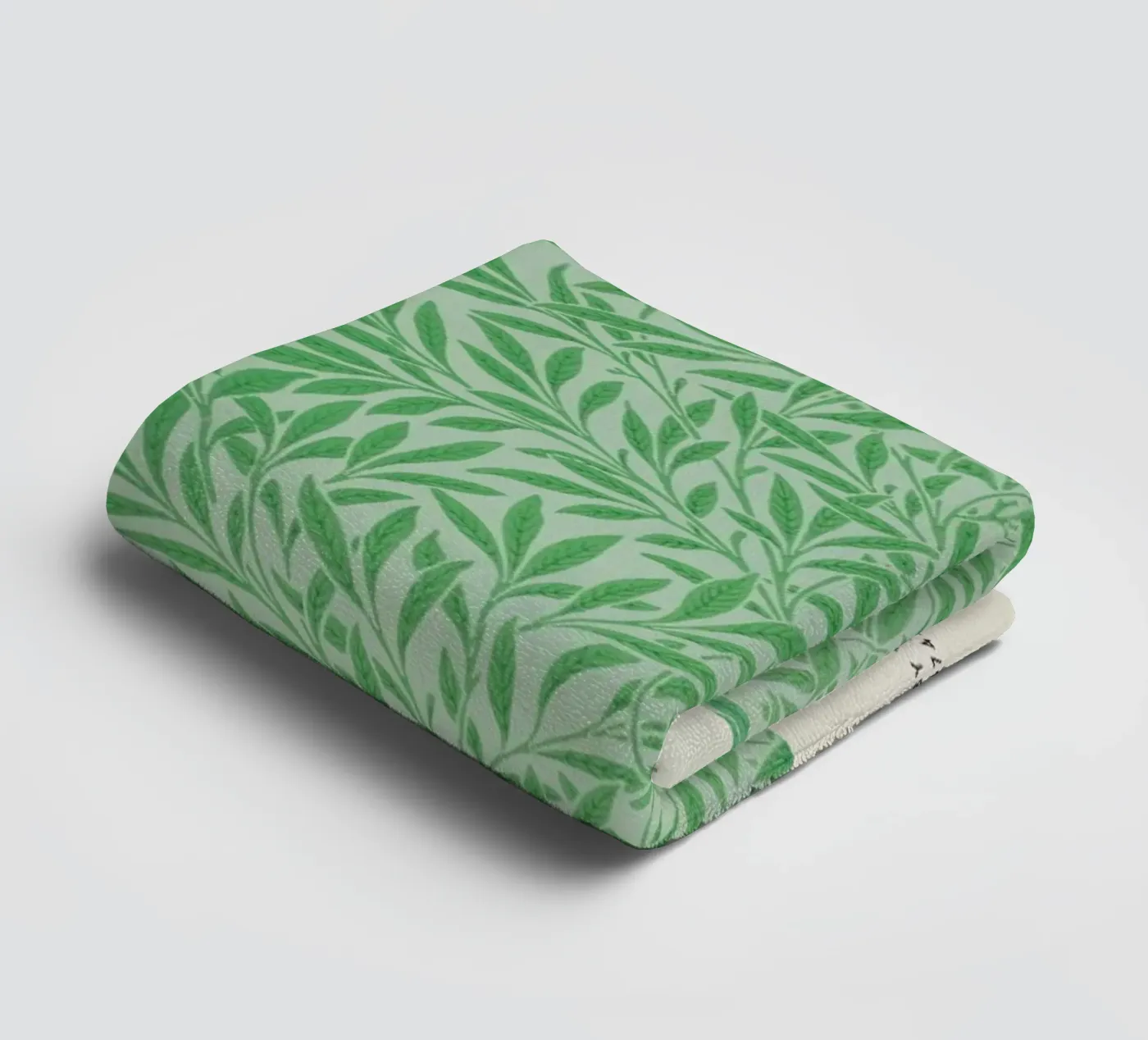 William Morris - Willow Pattern badhanddoek van Vintage by JUNIQE