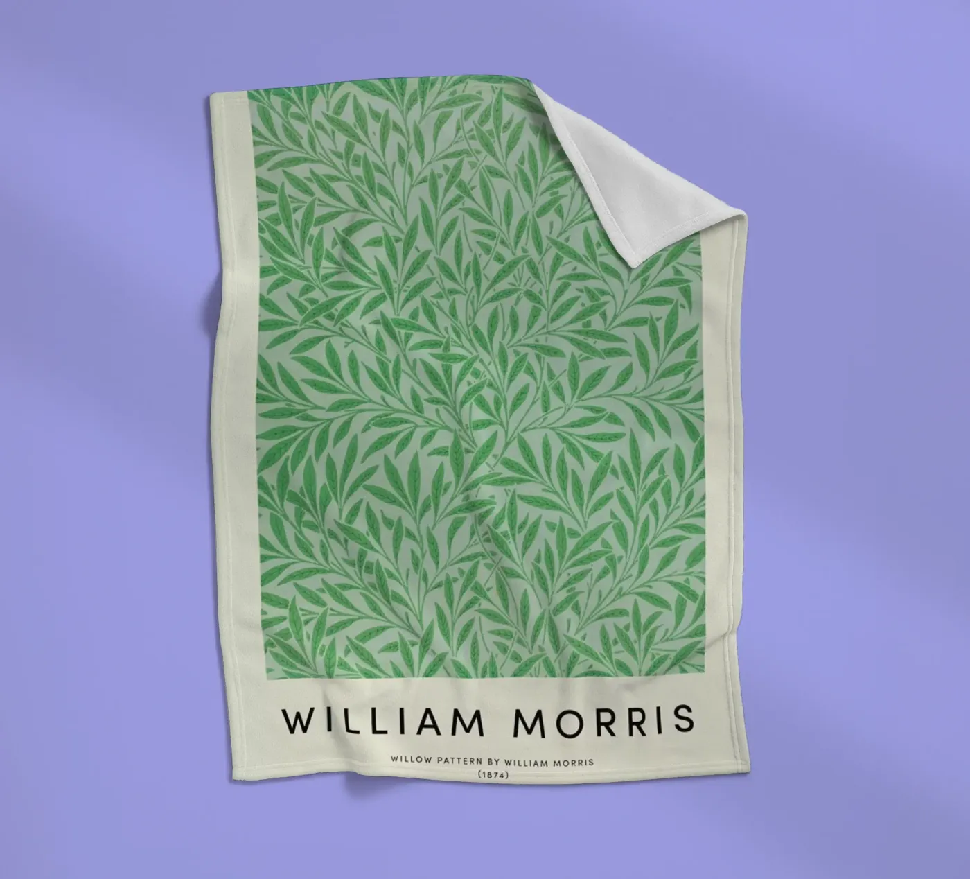William Morris - Willow Pattern fleecedeken van Vintage by JUNIQE