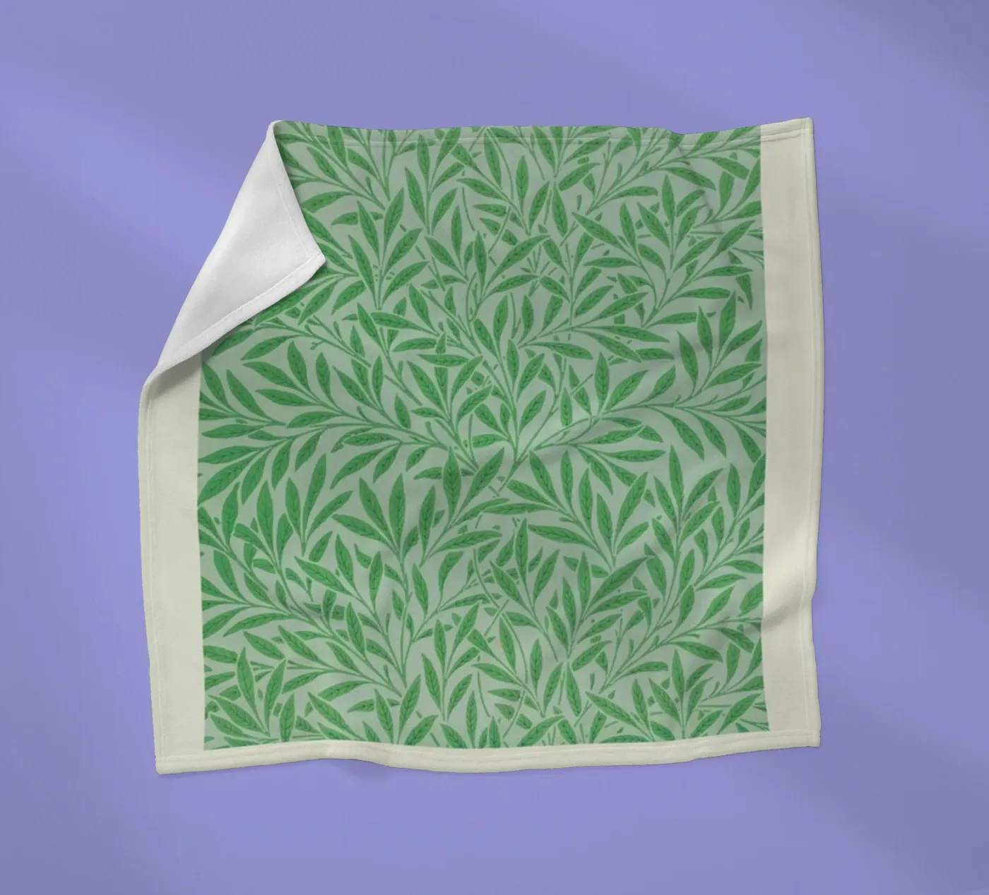 William Morris - Willow Pattern fleecedeken van Vintage by JUNIQE