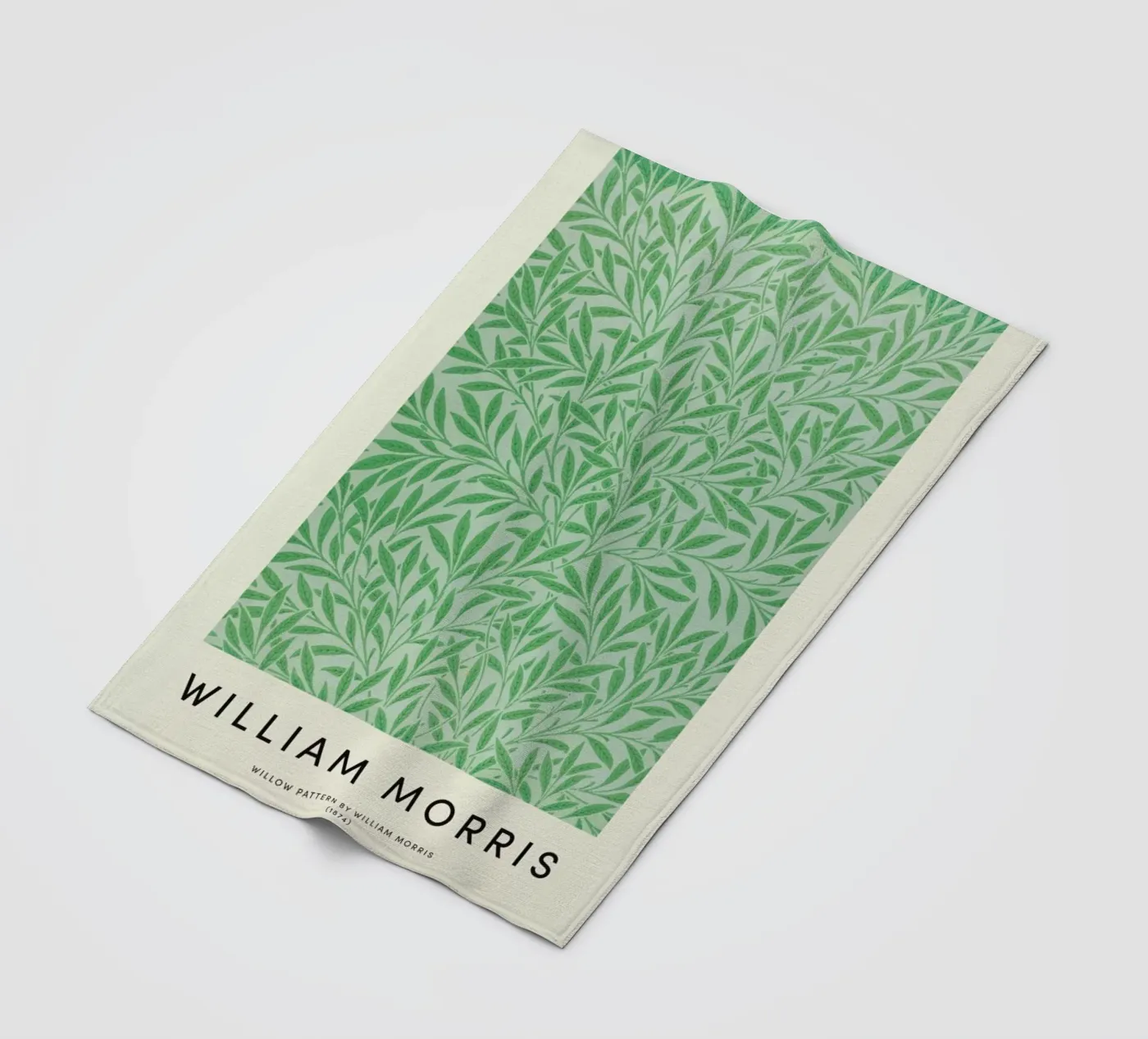 William Morris - Willow Pattern fleecedeken van Vintage by JUNIQE