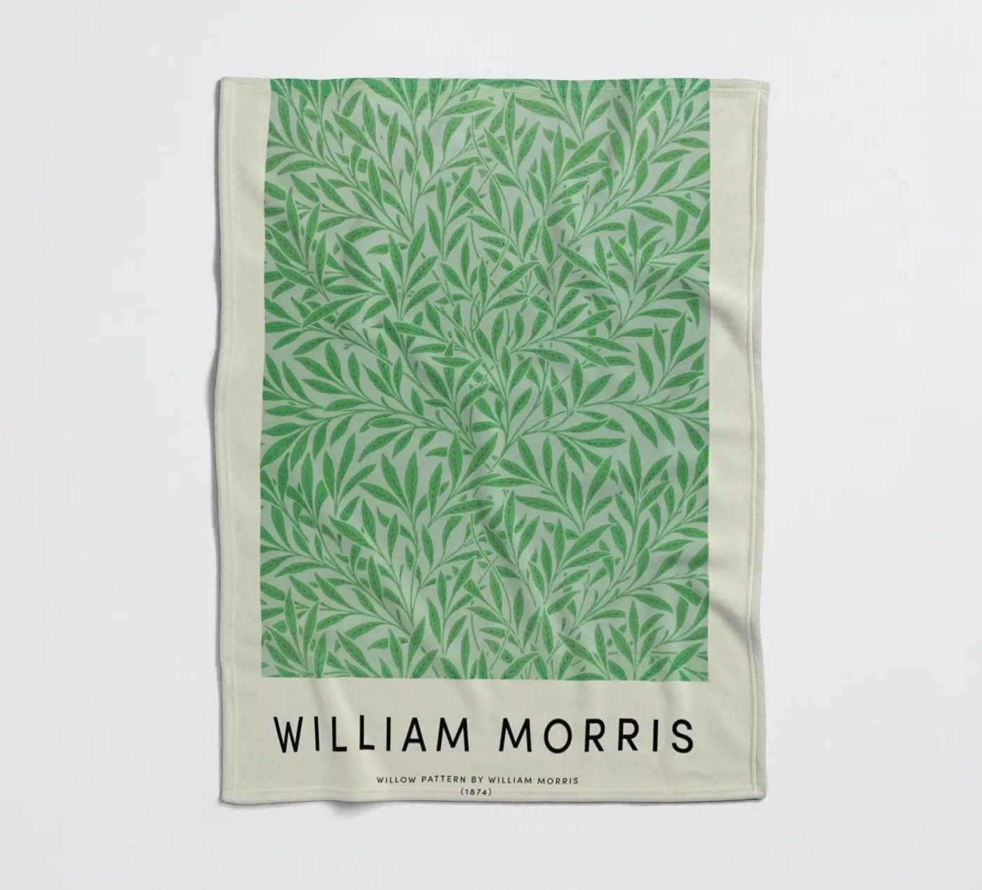 William Morris - Willow Pattern fleecedeken van Vintage by JUNIQE