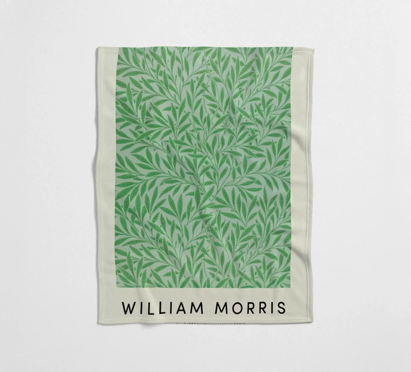 William Morris - Willow Pattern fleecedeken van Vintage by JUNIQE