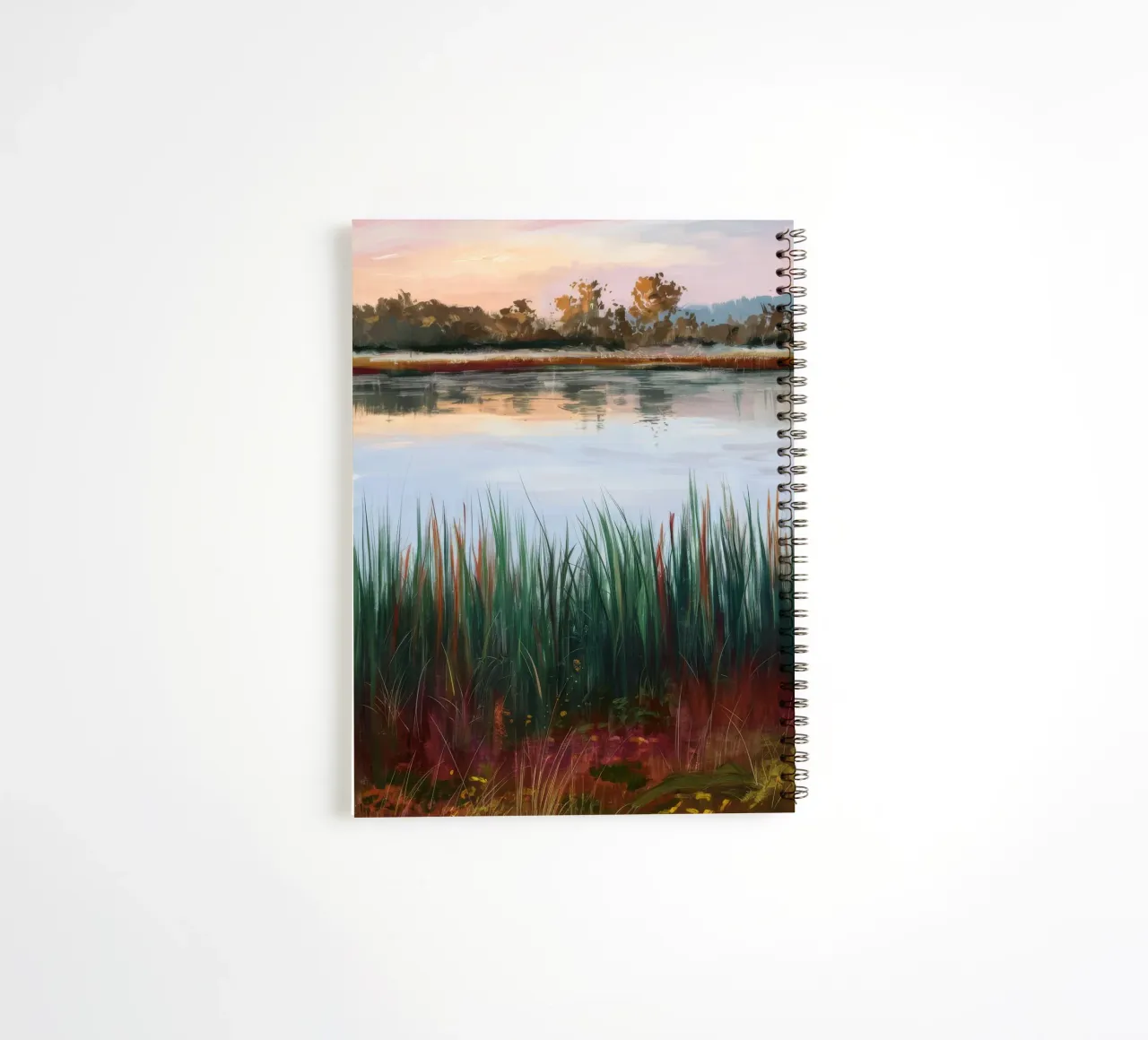 Lakeside Stillness spiral notebook by Verve Pigments
