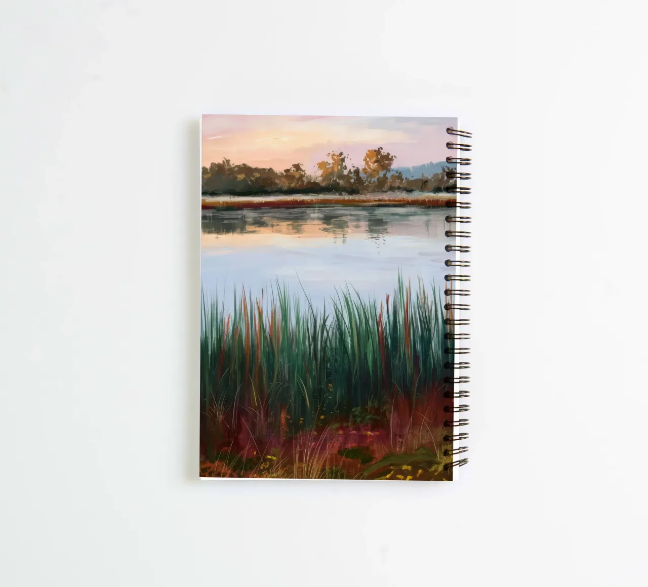 Lakeside Stillness spiral notebook by Verve Pigments