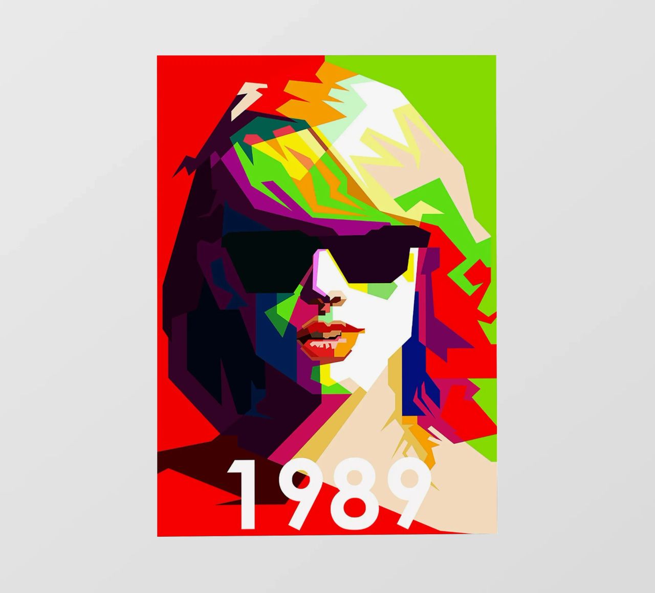Taylor Swift 1989 WPAP Trending Now pellicola backlit da Artkreator
