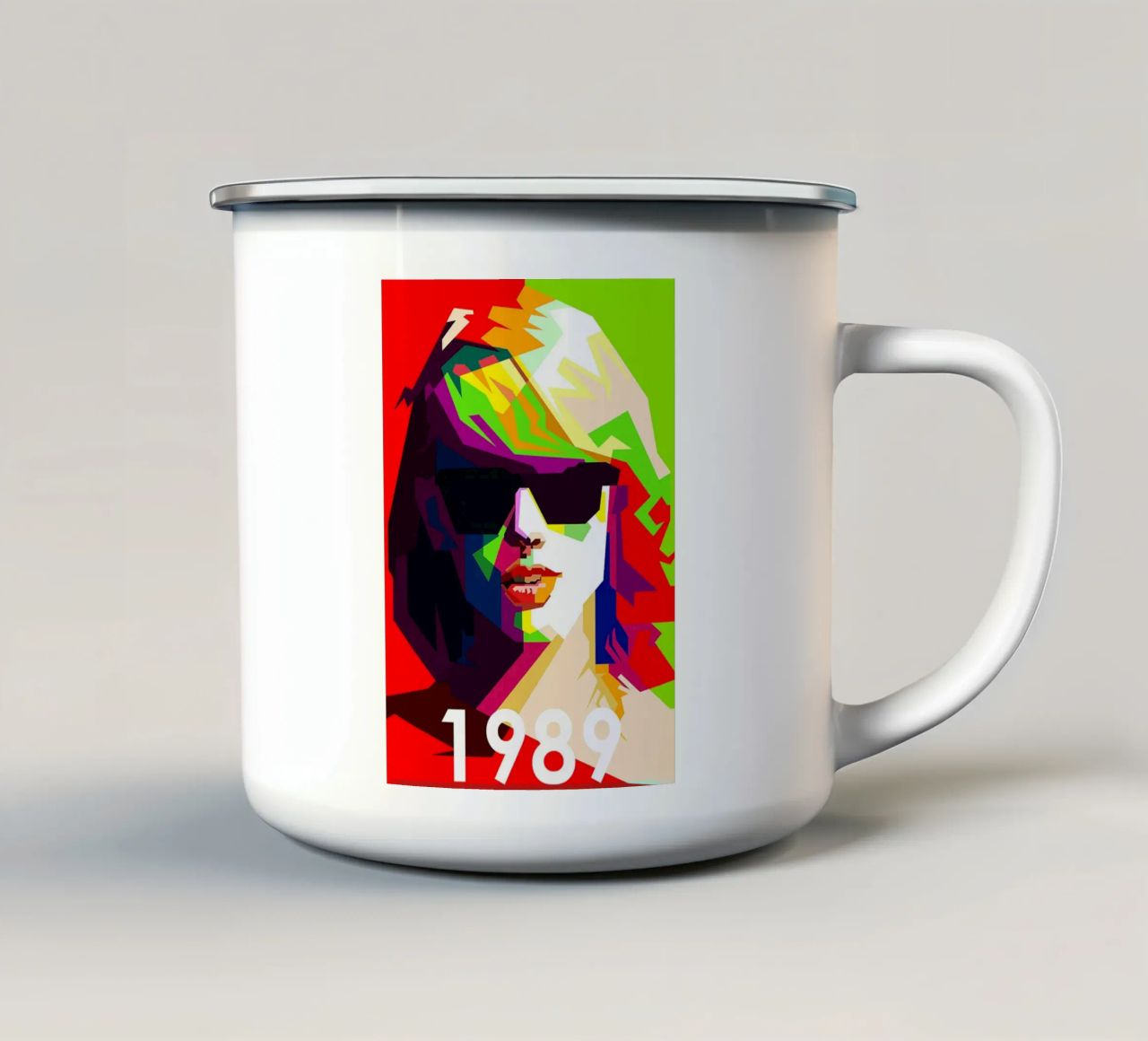 Taylor Swift 1989 WPAP Trending Now tazza in smalto da Artkreator