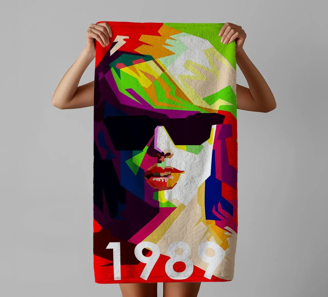 Taylor Swift 1989 WPAP Trending Now asciugamano da bagno da Artkreator