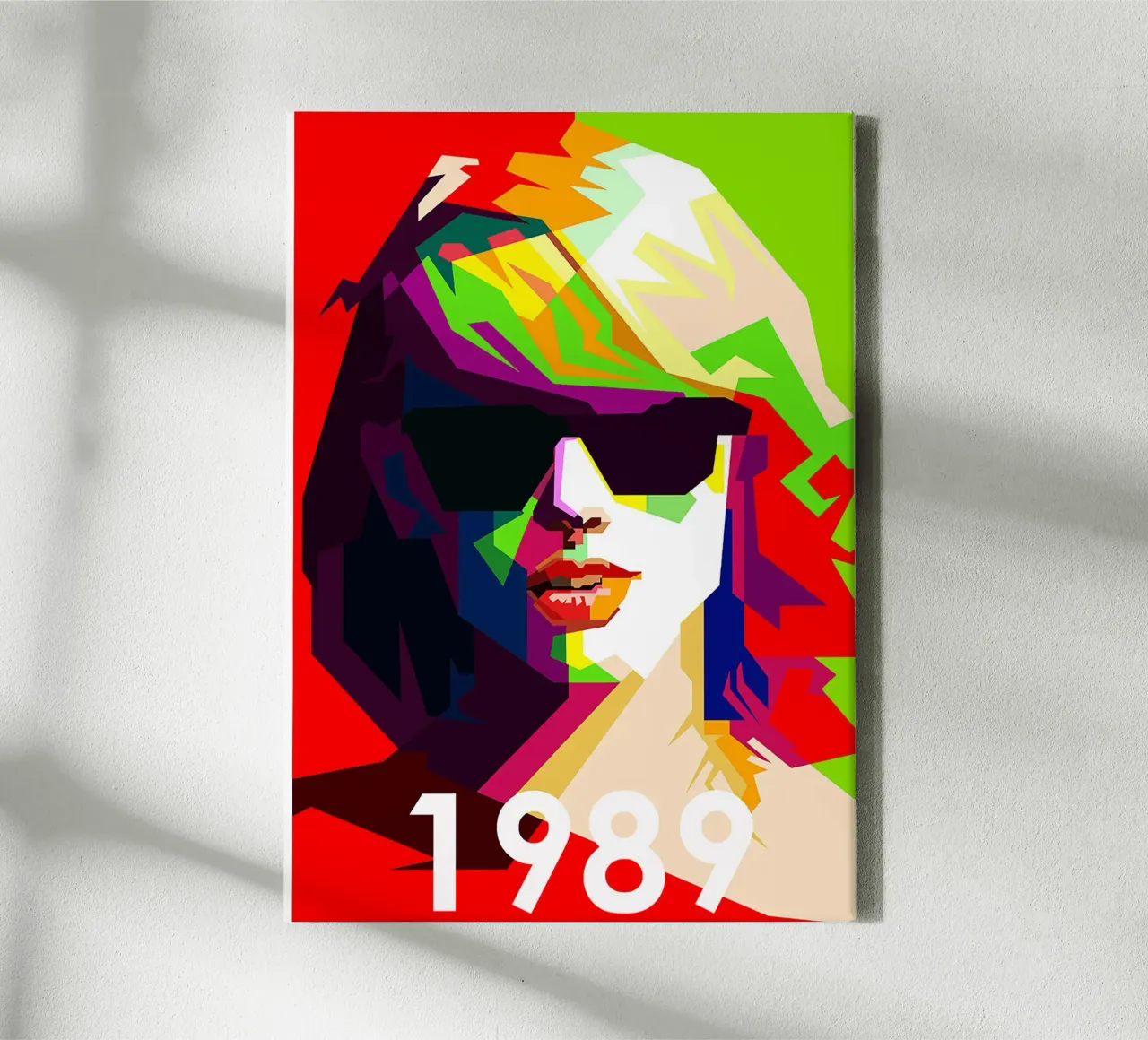 Taylor Swift 1989 WPAP Trending Now canvas by Artkreator