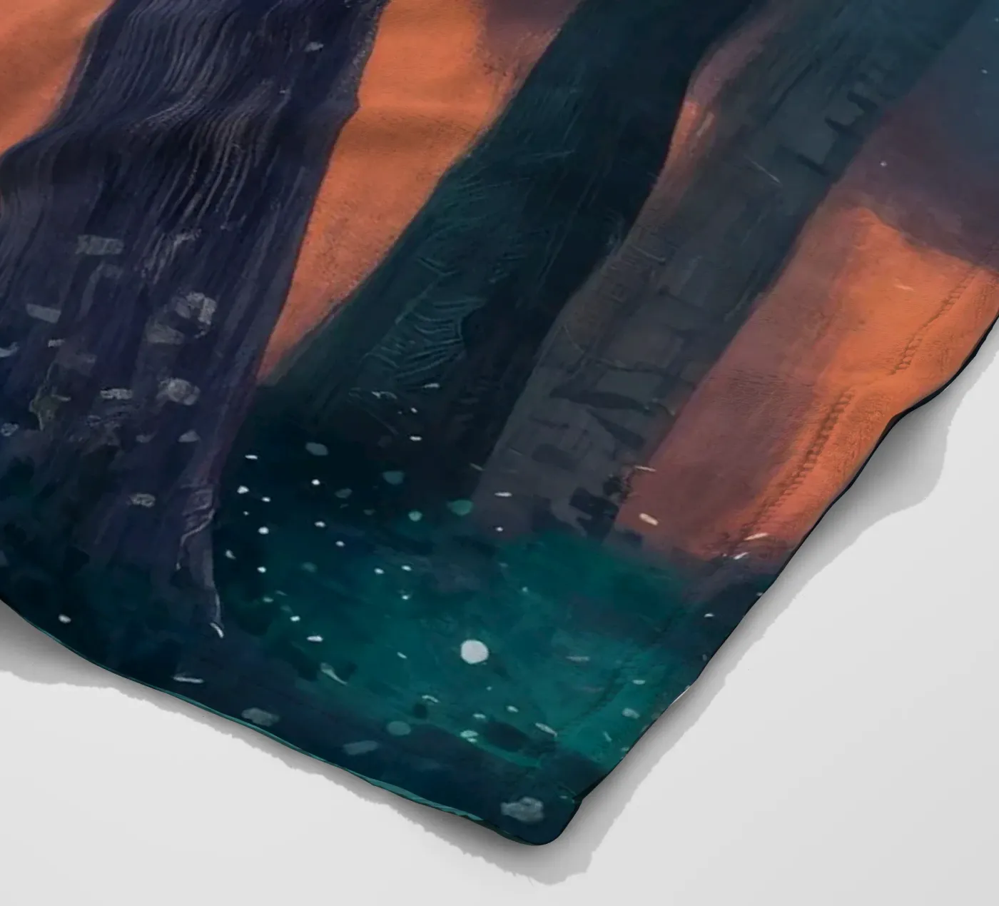 Ember Forest Stilte fleecedeken van Verve Pigments