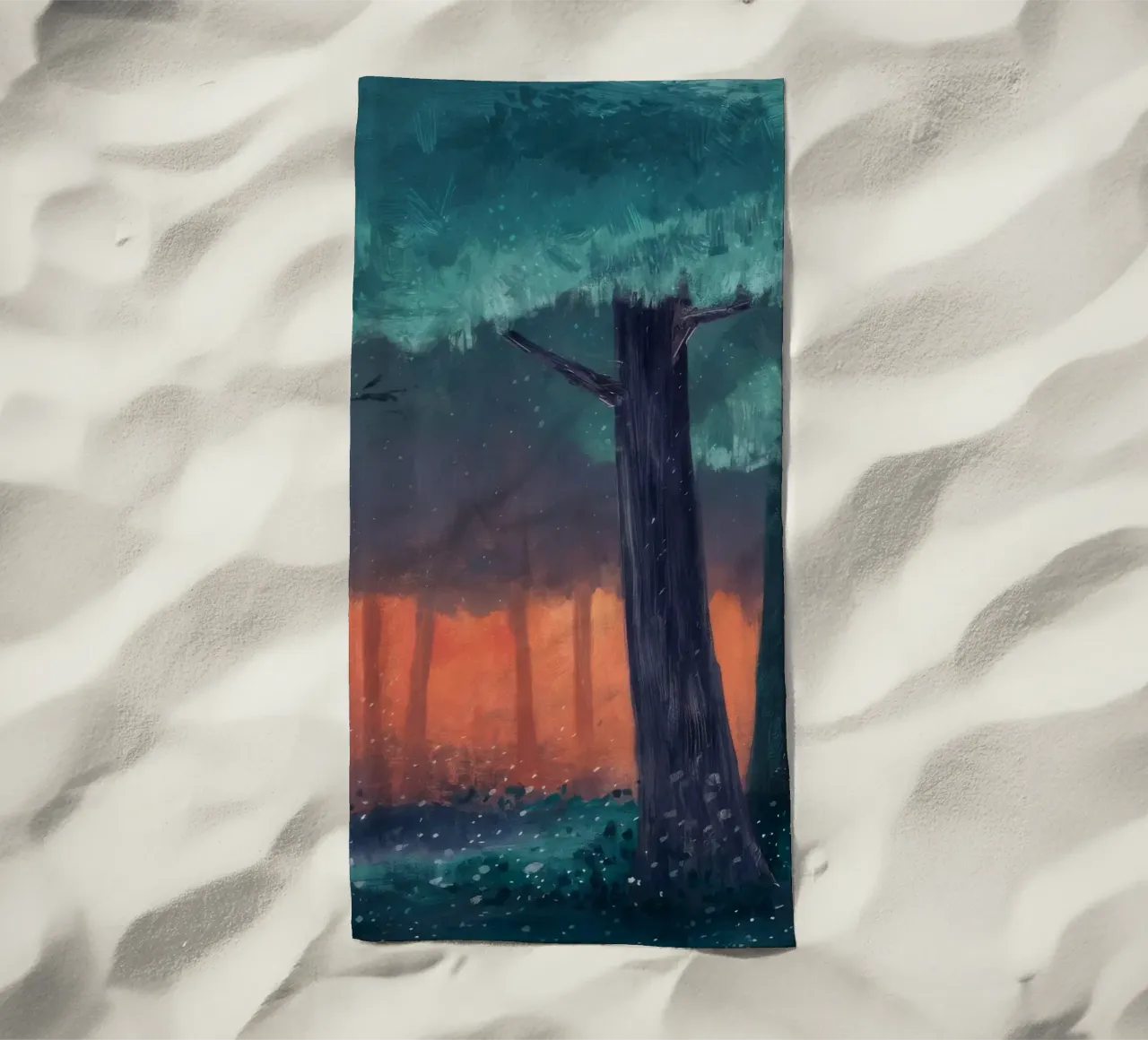 Silenzio della foresta di Ember telo mare da Verve Pigments