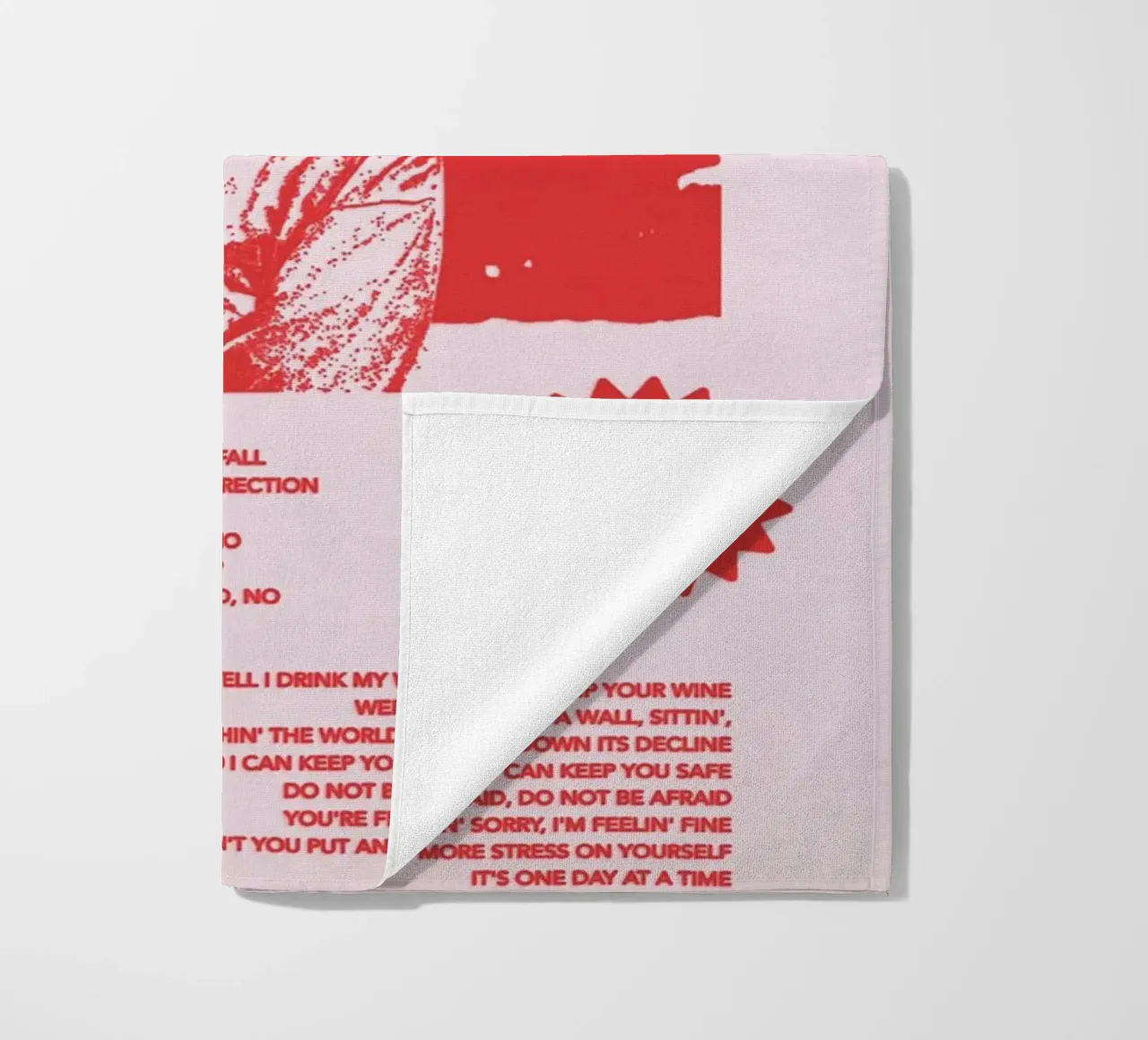 Circles Era - Mac Miller Poster rosso telo mare da rockytamoe