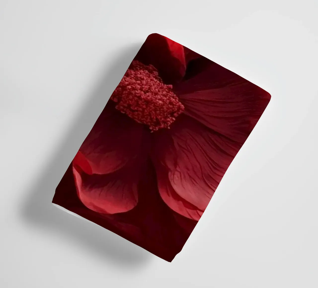 Fiori rossi asciugamano da bagno da Imagine