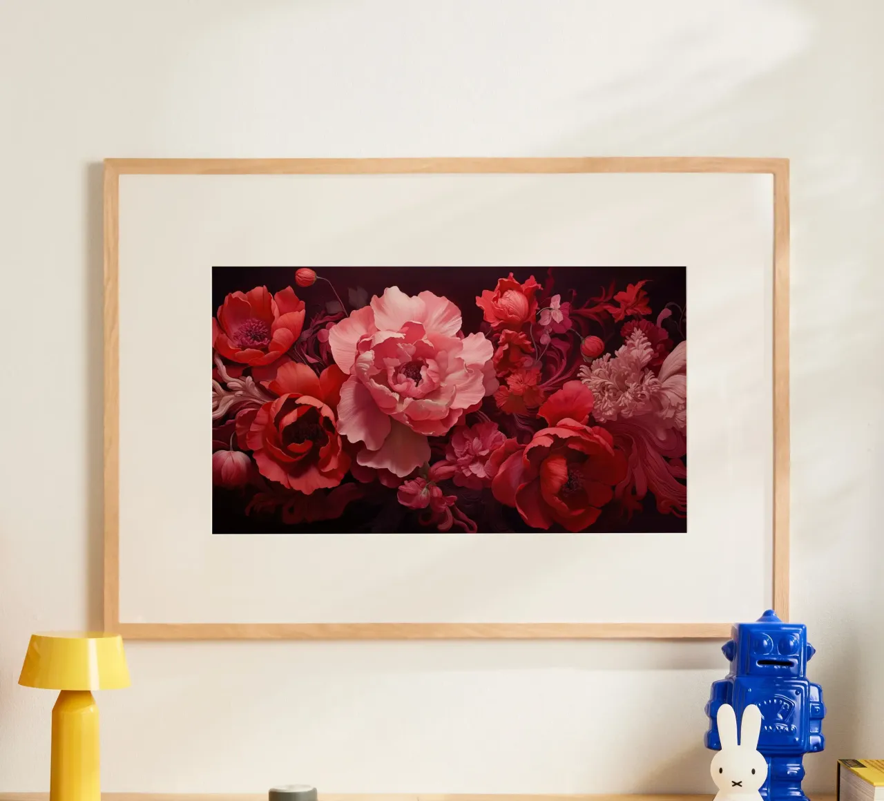 Fiori rossi poster da Imagine