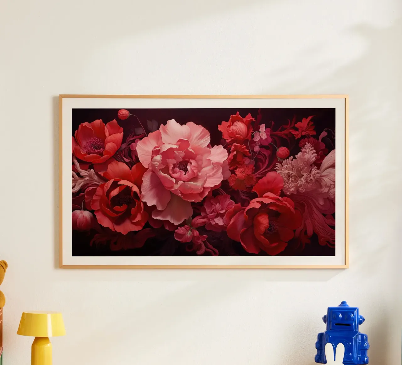Fiori rossi poster da Imagine