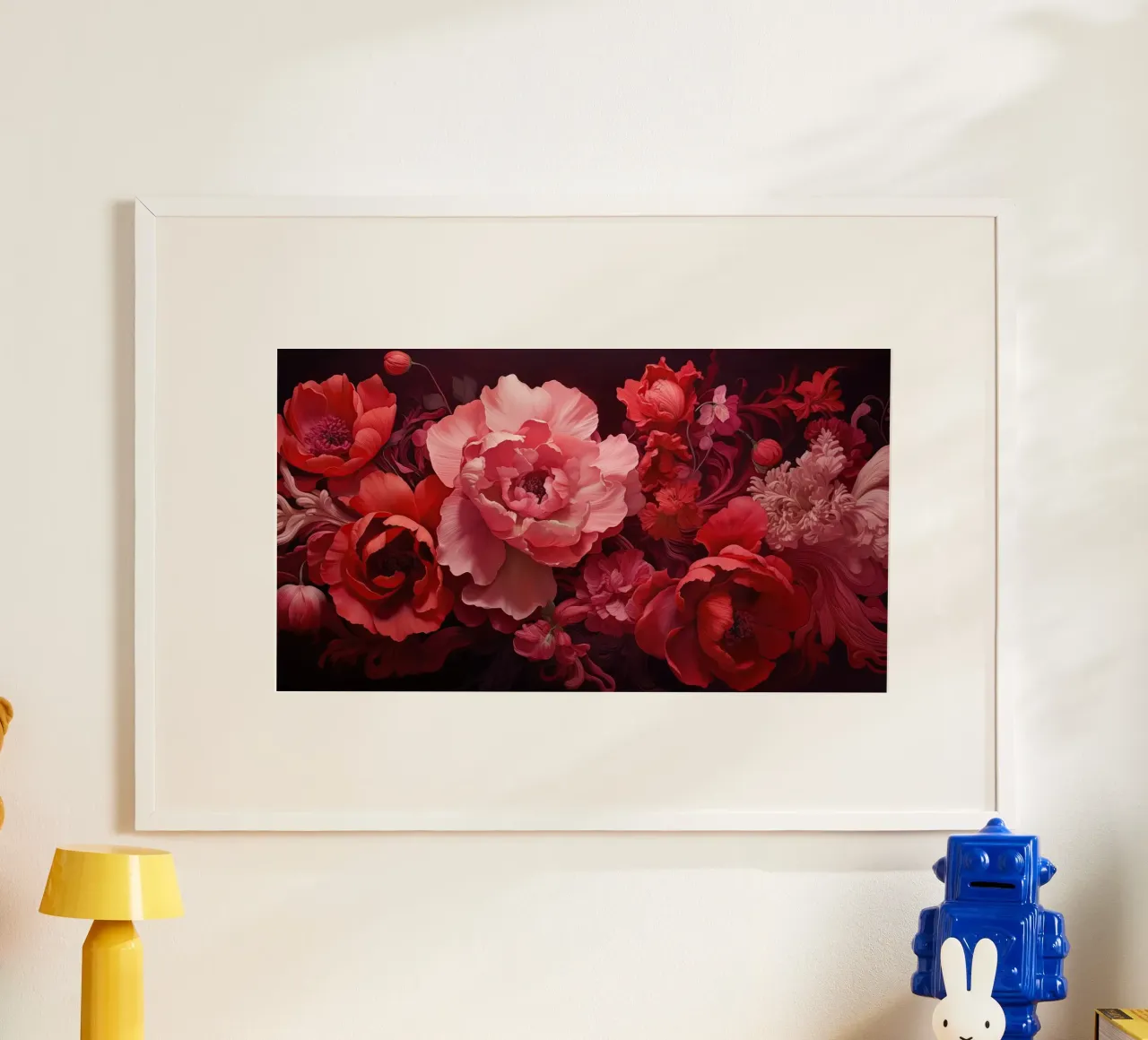 Fiori rossi poster da Imagine