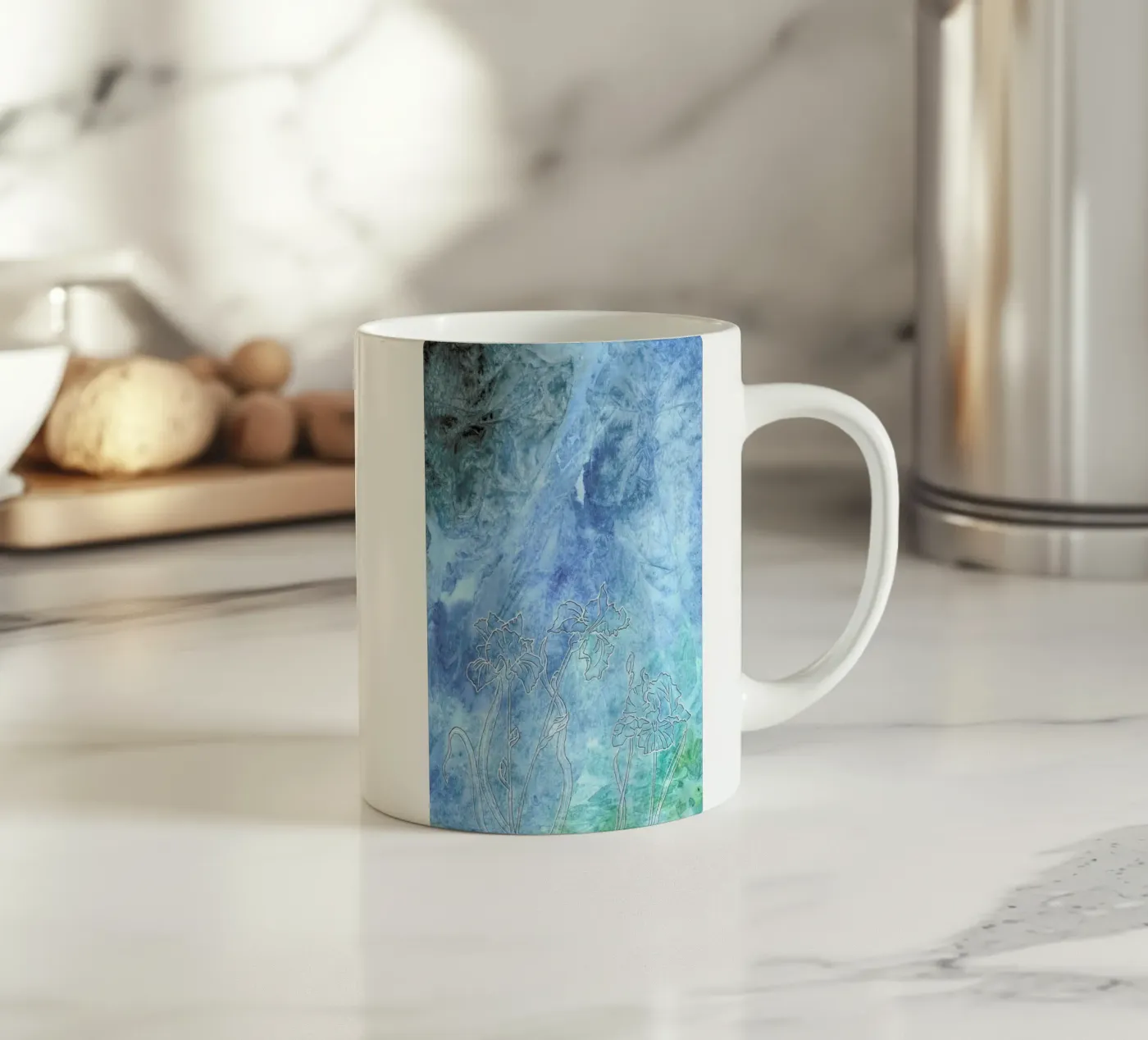 Iris ceramic mug by Ctoft