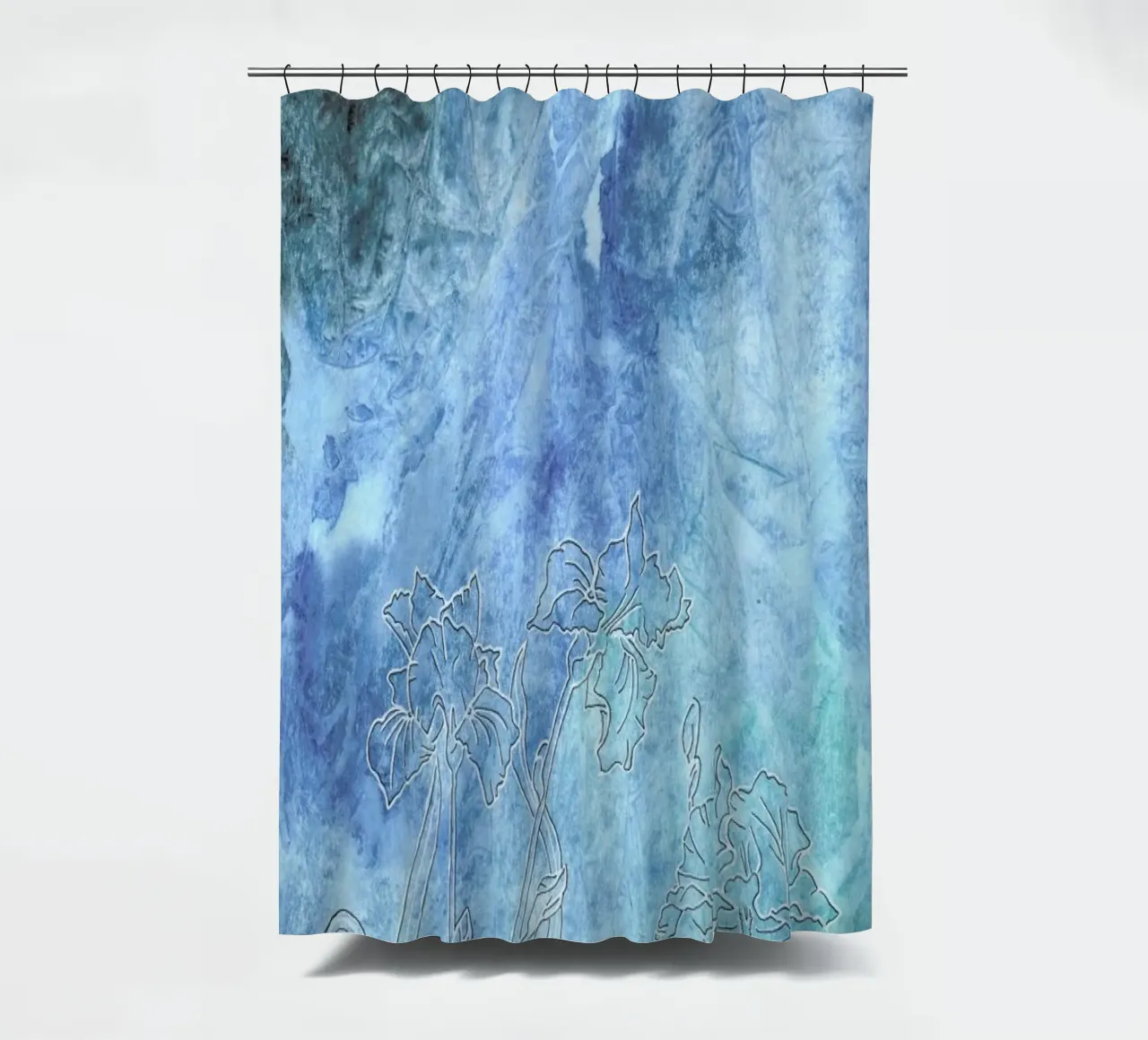 Iris douchegordijn van Ctoft