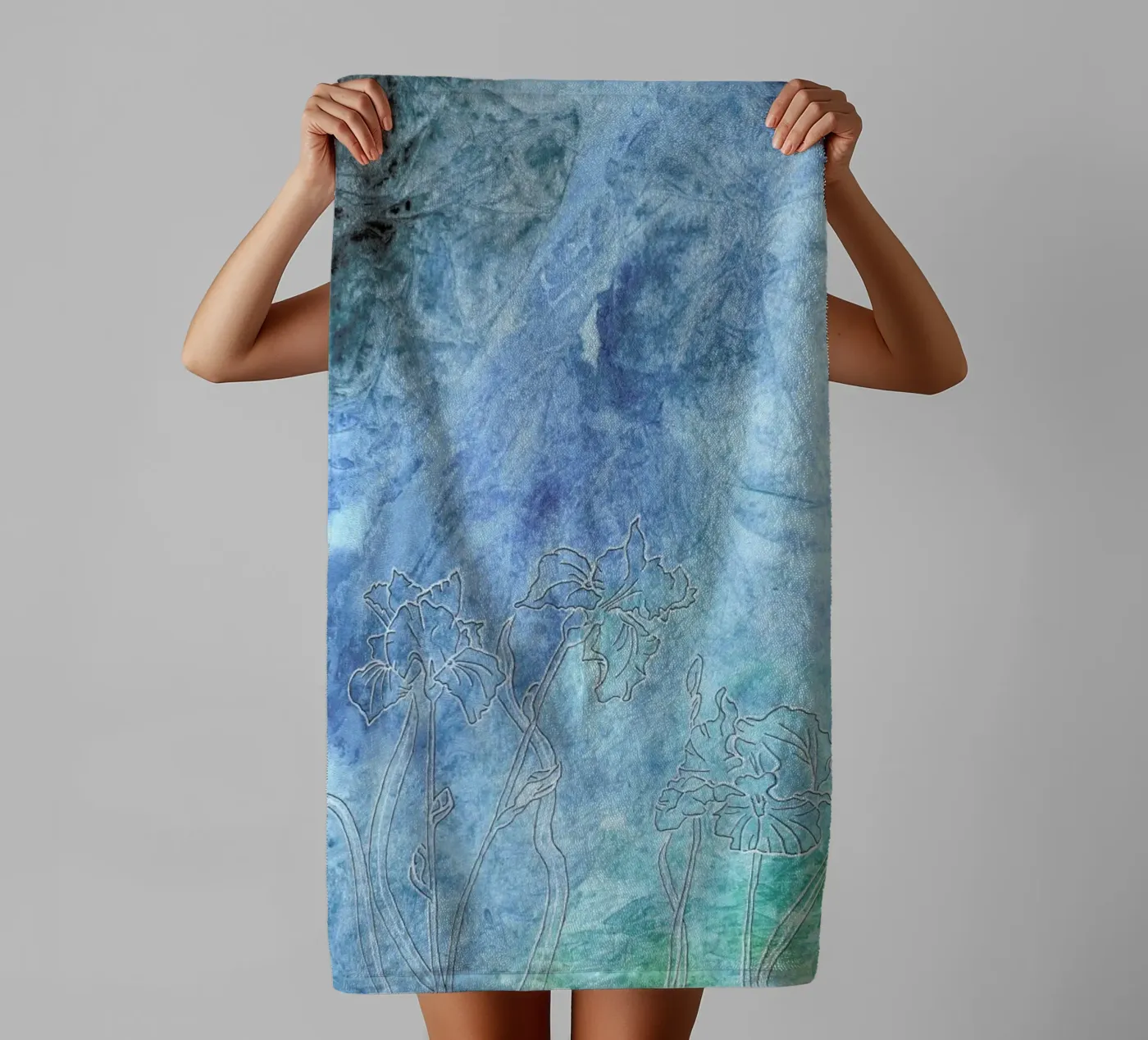 Iris badhanddoek van Ctoft