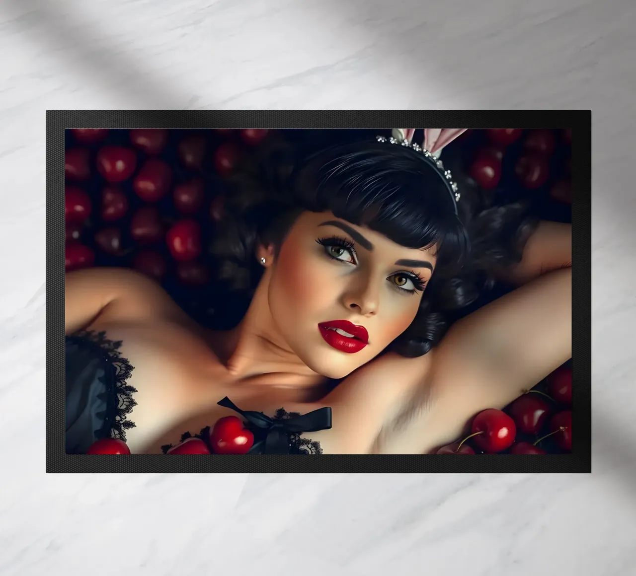 Cherry Picking doormat by Anita's Dream