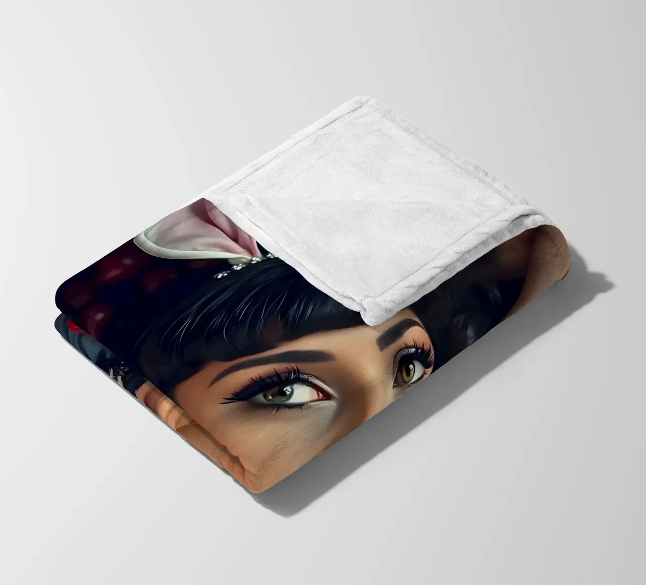 Kirschen pflücken Fleecedecke von Anita's Dream