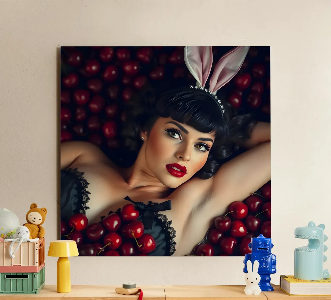 Cherry Picking forex plate by Anita's Dream