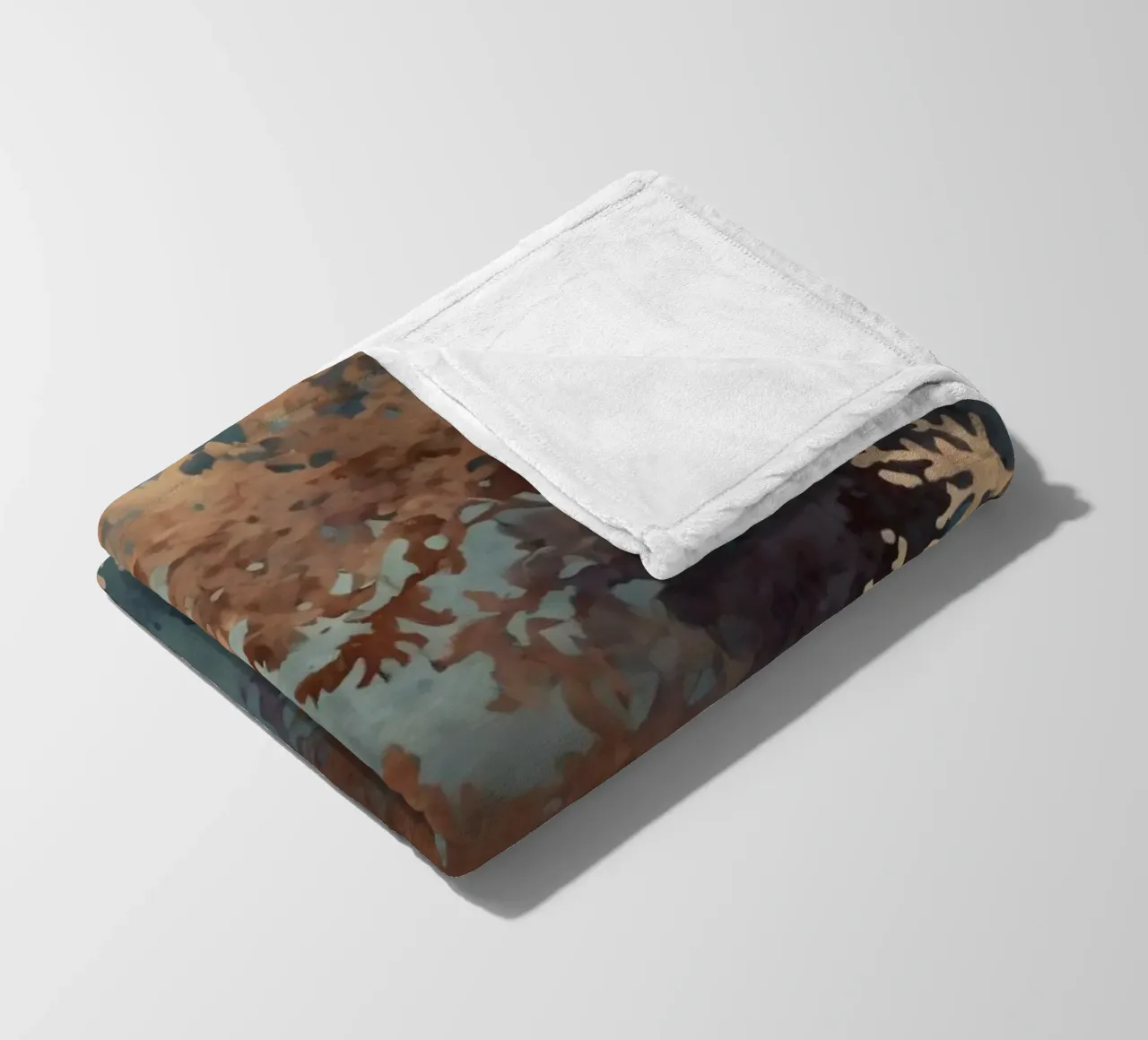 Colorata barriera corallina sottomarina con varie strutture coralline coperta in pile da DesignDoodle