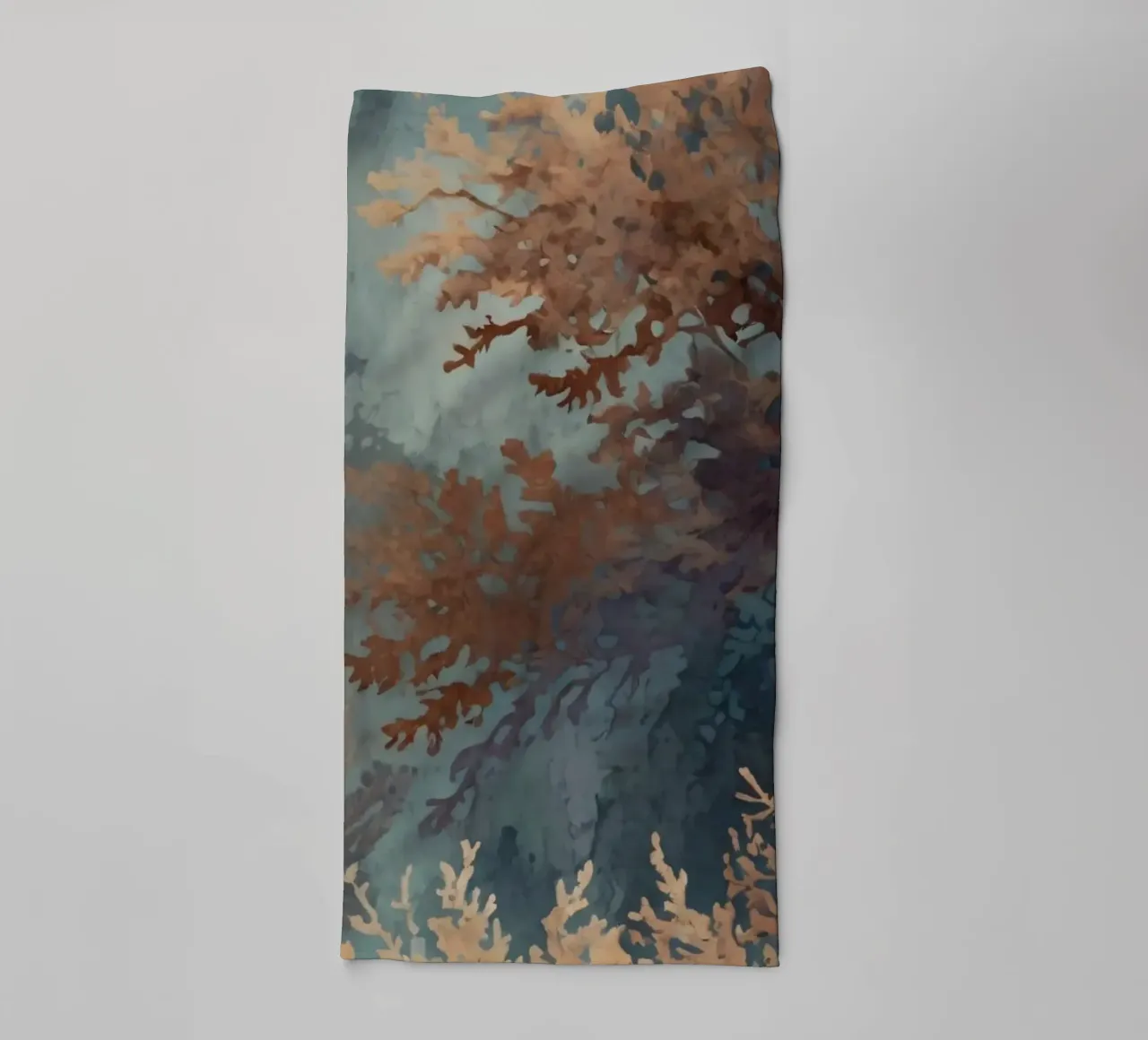 Colorata barriera corallina sottomarina con varie strutture coralline asciugamano da bagno da DesignDoodle
