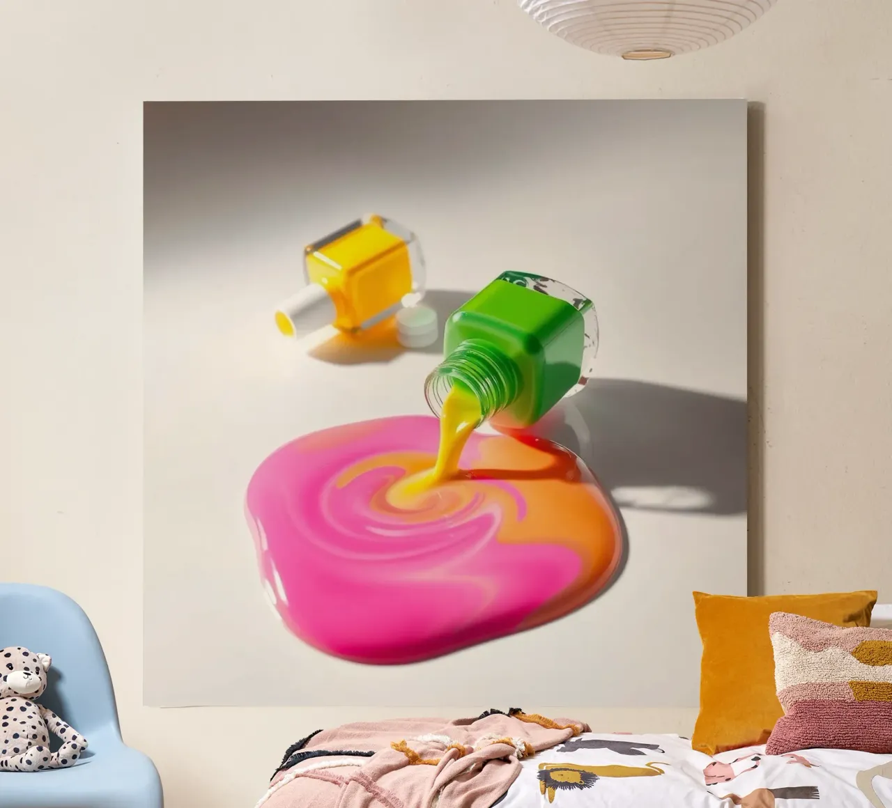 De plas canvas met Baklijst van Anita's Dream