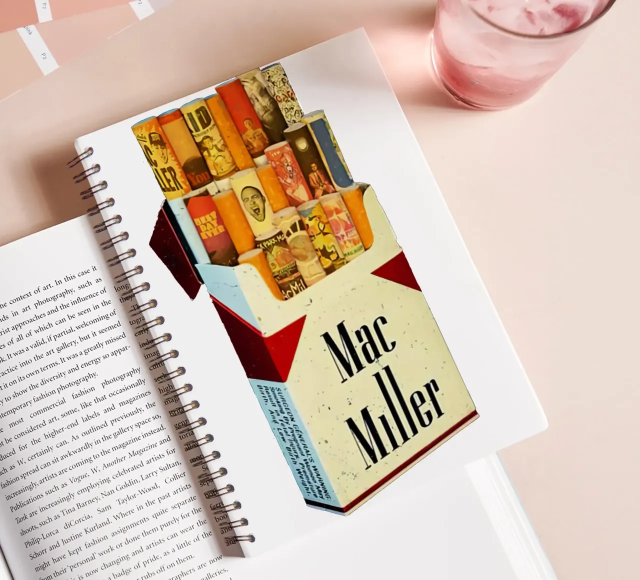 Zigarettenpackung - Mac Miller Album Ringbuch von rockytamoe