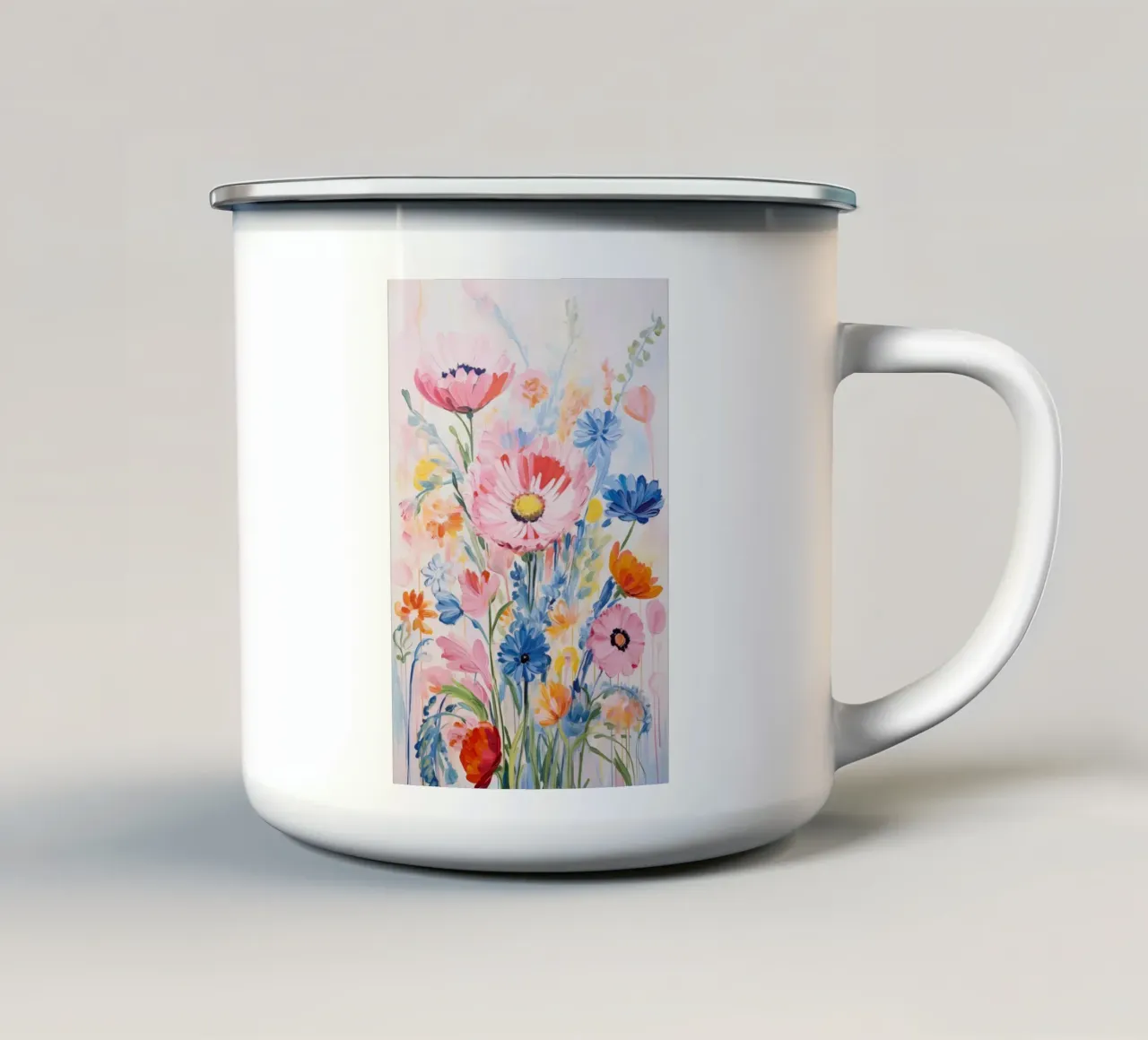 Arte da parete di Imagine tazza in smalto da Imagine