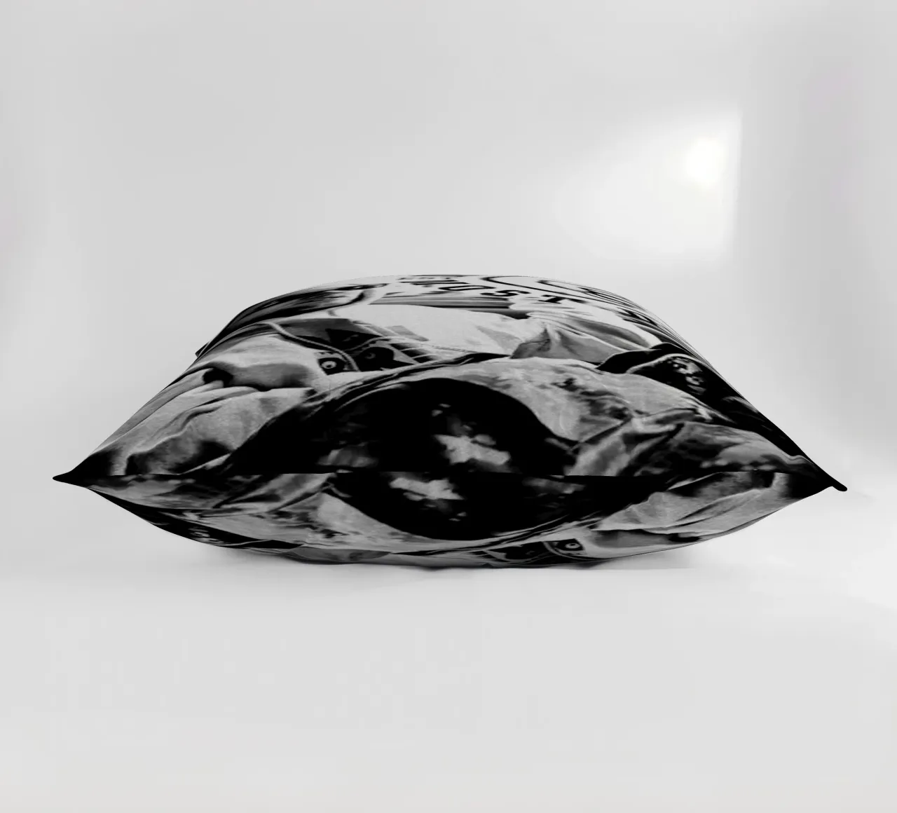 Most Dope Est 92 - Mac Miller in bianco e nero cuscino da rockytamoe