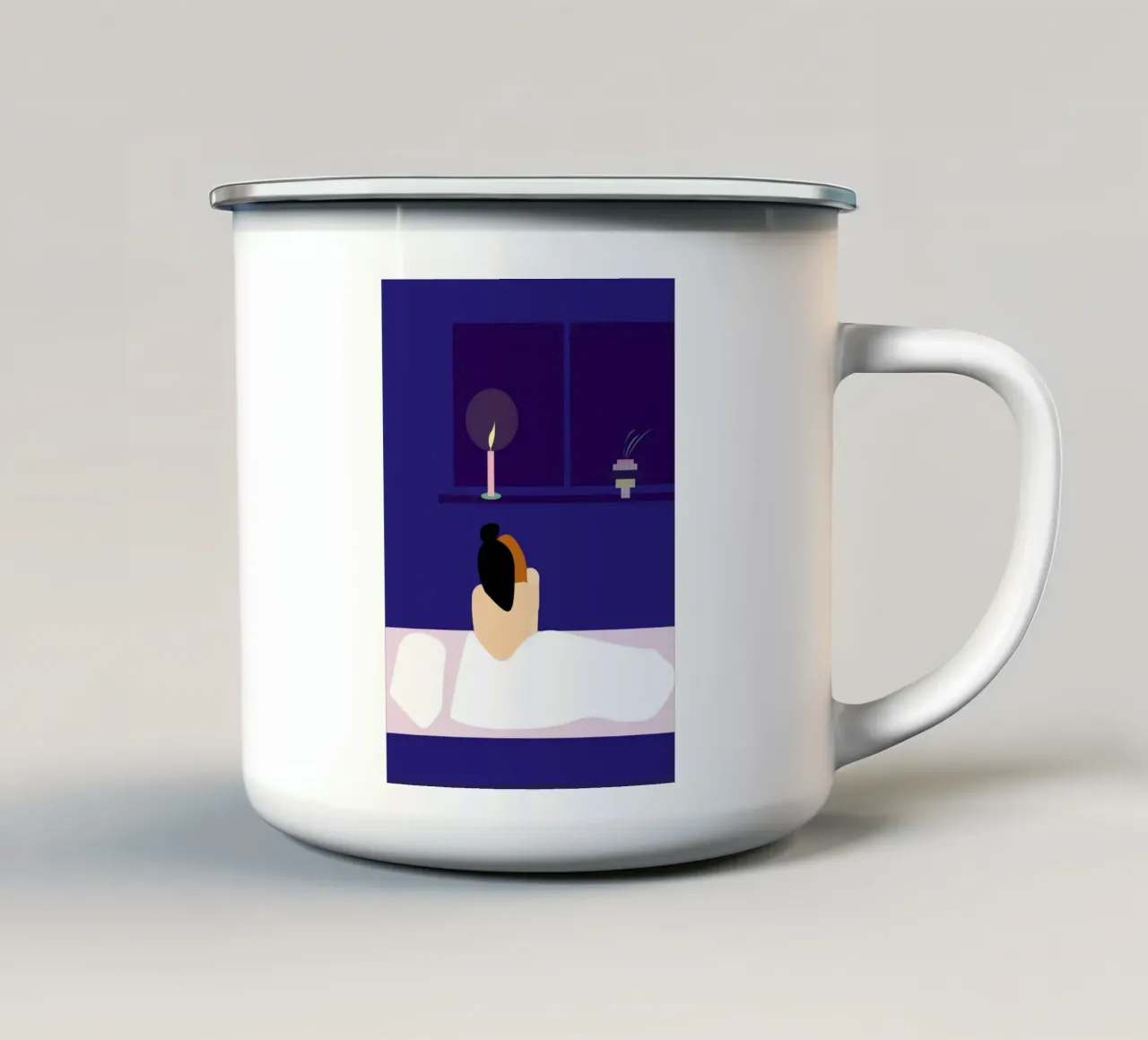Halten. tazza in smalto da FRICKE DESIGN