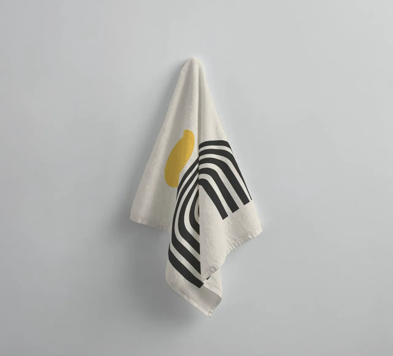 Arco Boho e sole asciugamano da bagno da Paigaam Studio