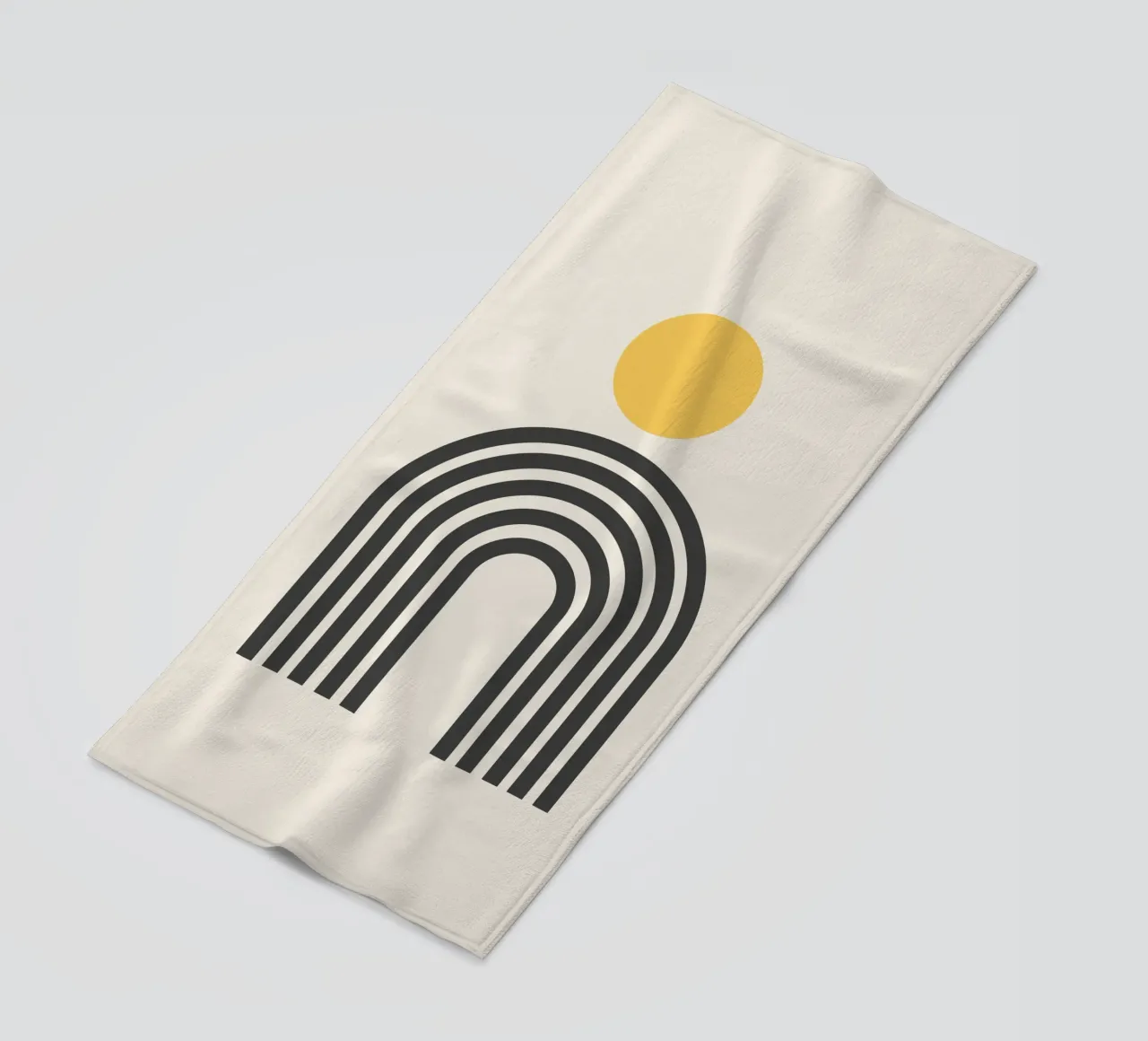 Boho Arch and sun telo mare da Paigaam Studio