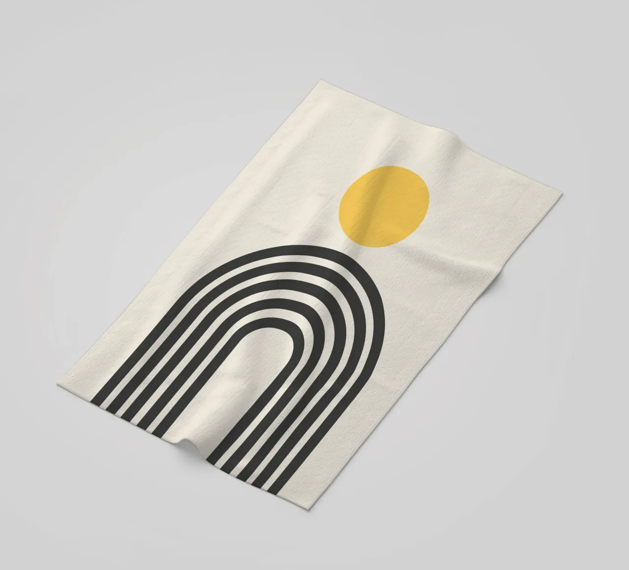 Boho Arch and sun telo mare da Paigaam Studio