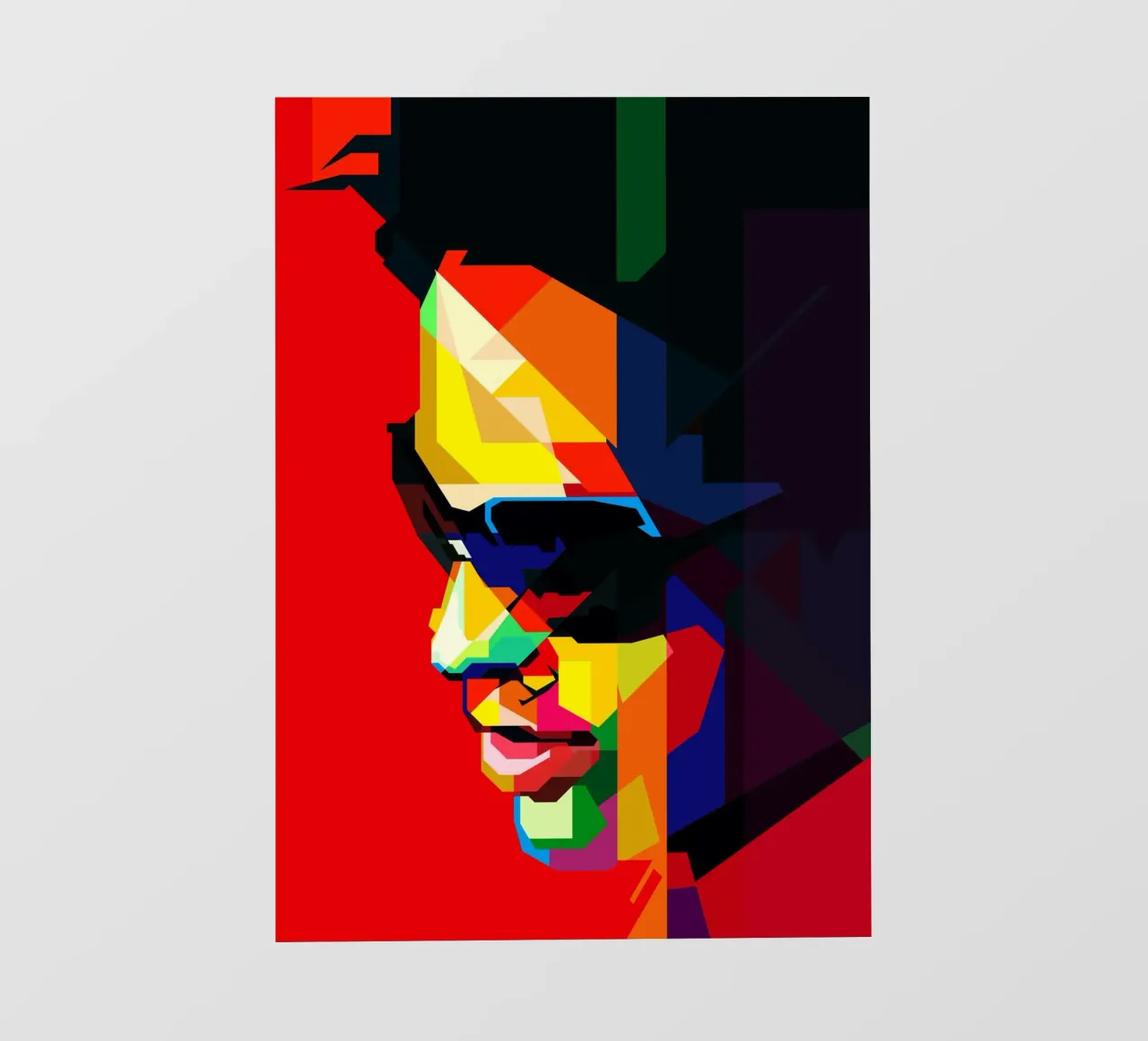Lenny Kravitz Star del rock statunitense WPAP Trending Now pellicola backlit da Artkreator