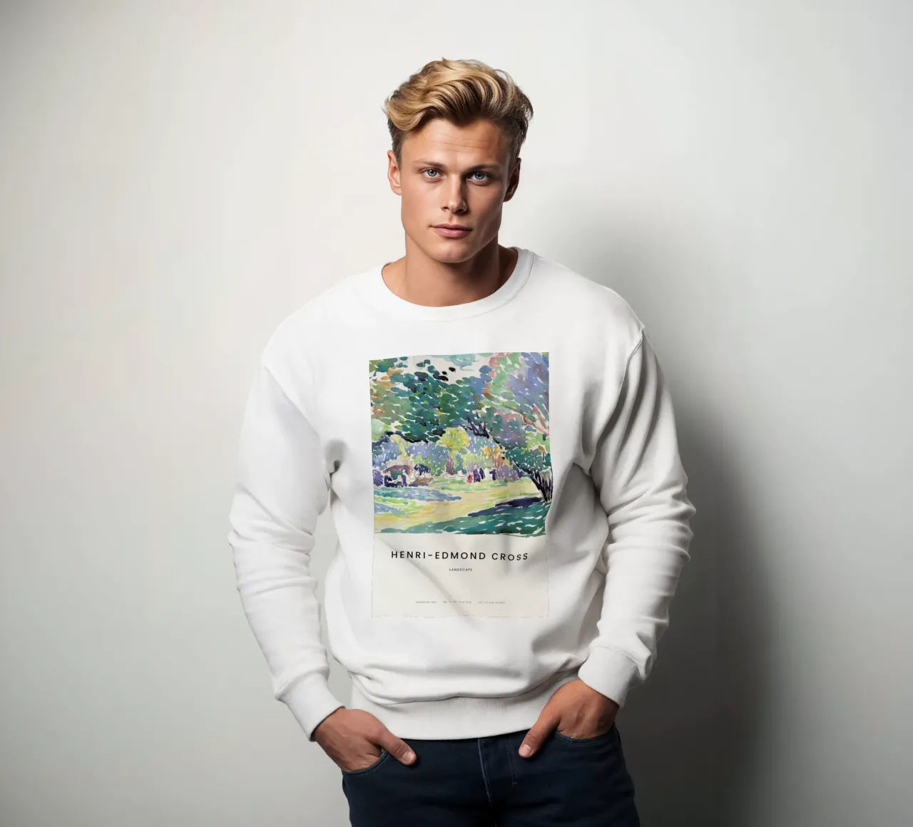 Cross - Landscape sweatshirt by Vintage by JUNIQE