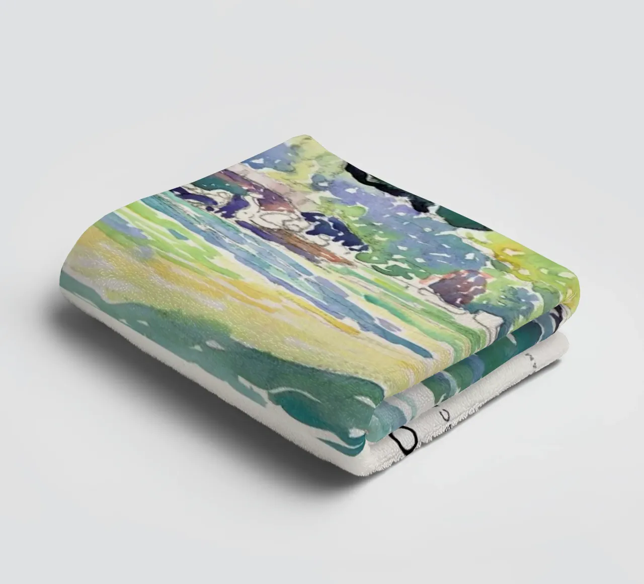 Cross - Landscape asciugamano da bagno da Vintage by JUNIQE