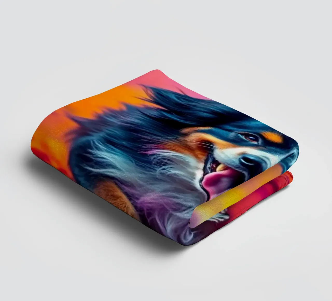 Le bouvier bernois coloré #120 serviette de bain de Yumis.Beargang.and.Me