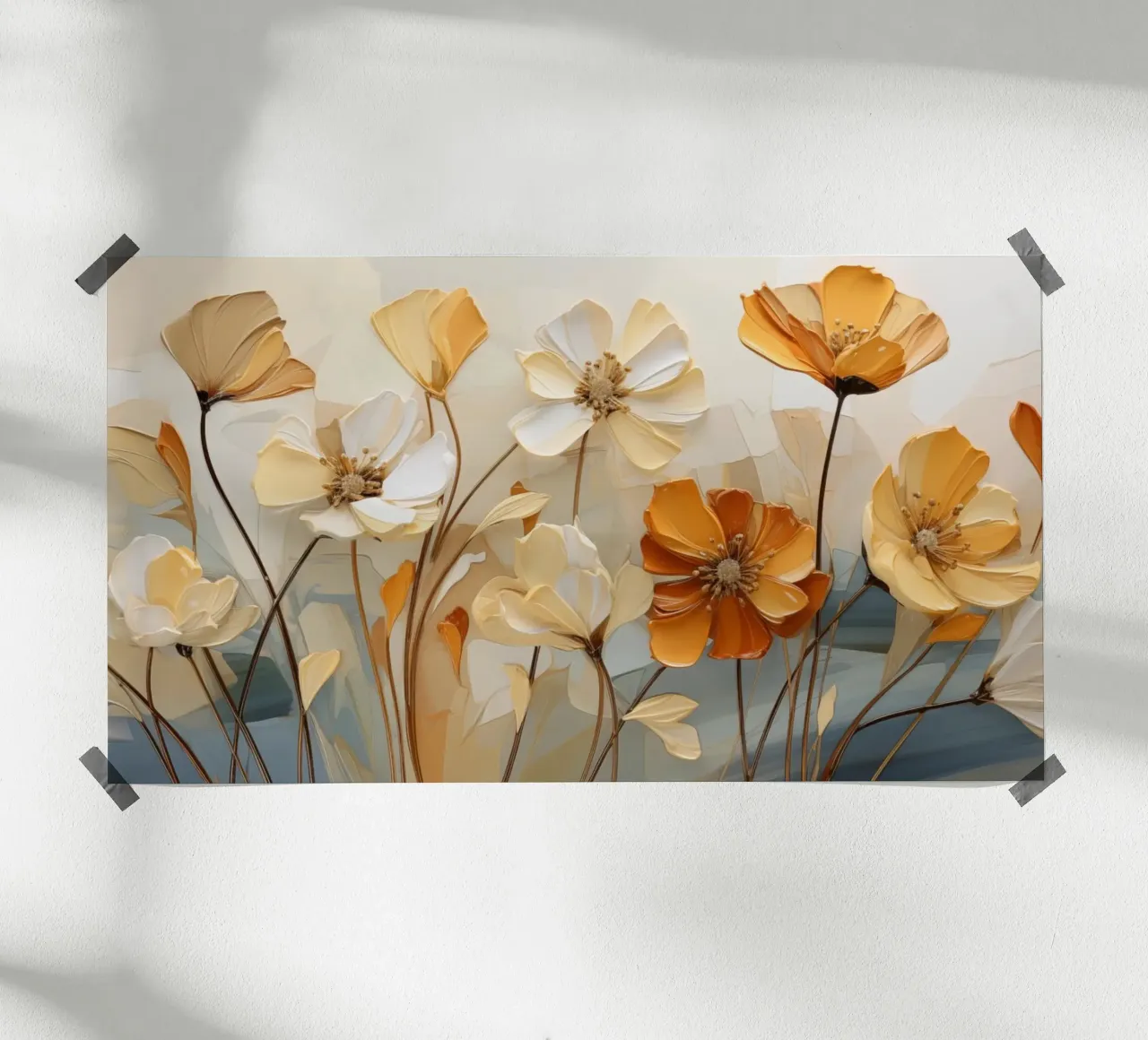 Fiori astratti carta hahnemühle da Imagine