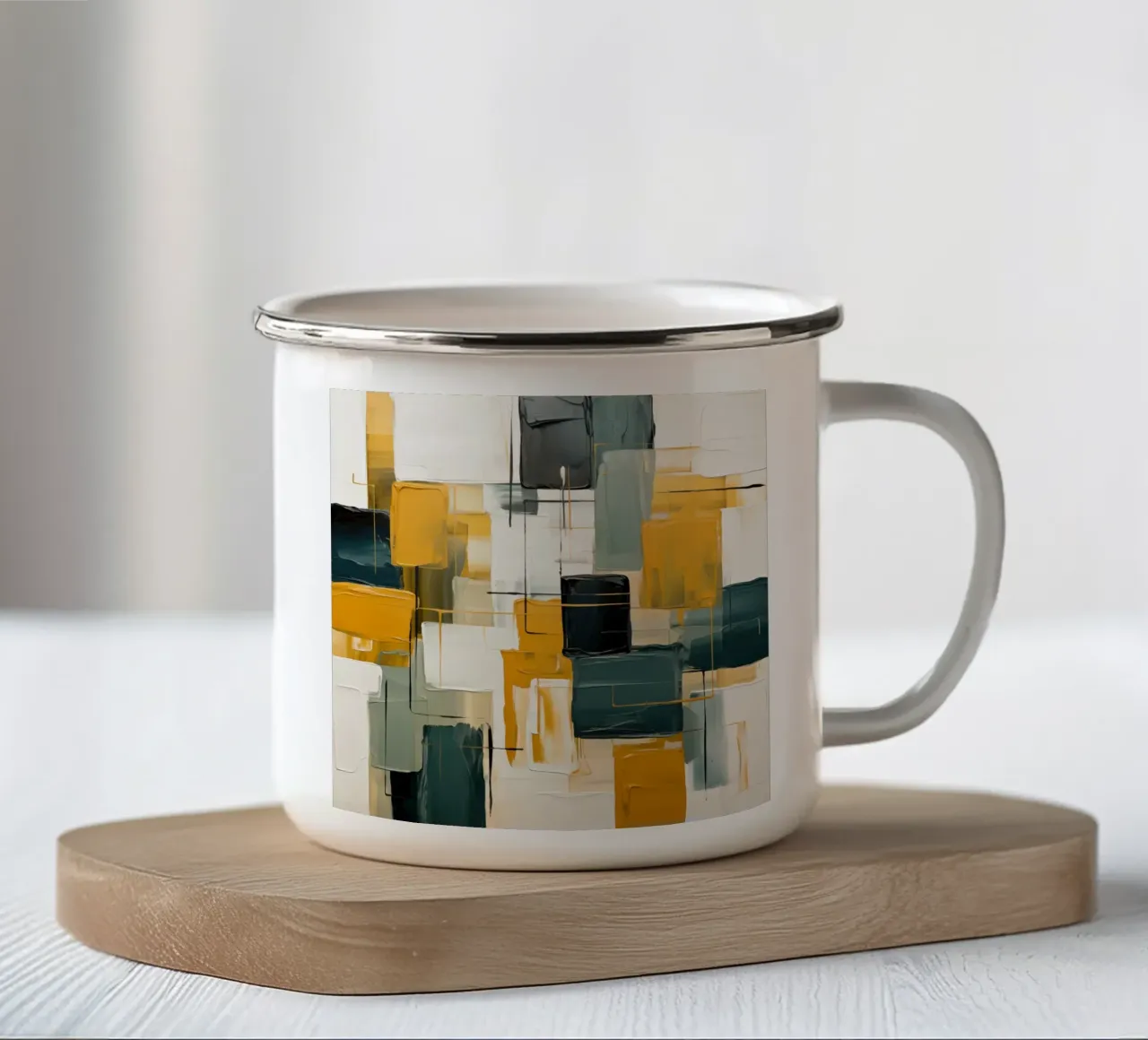 Arte da parete di Imagine tazza in smalto da Imagine