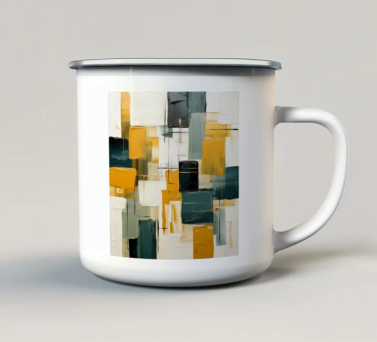 Arte da parete di Imagine tazza in smalto da Imagine
