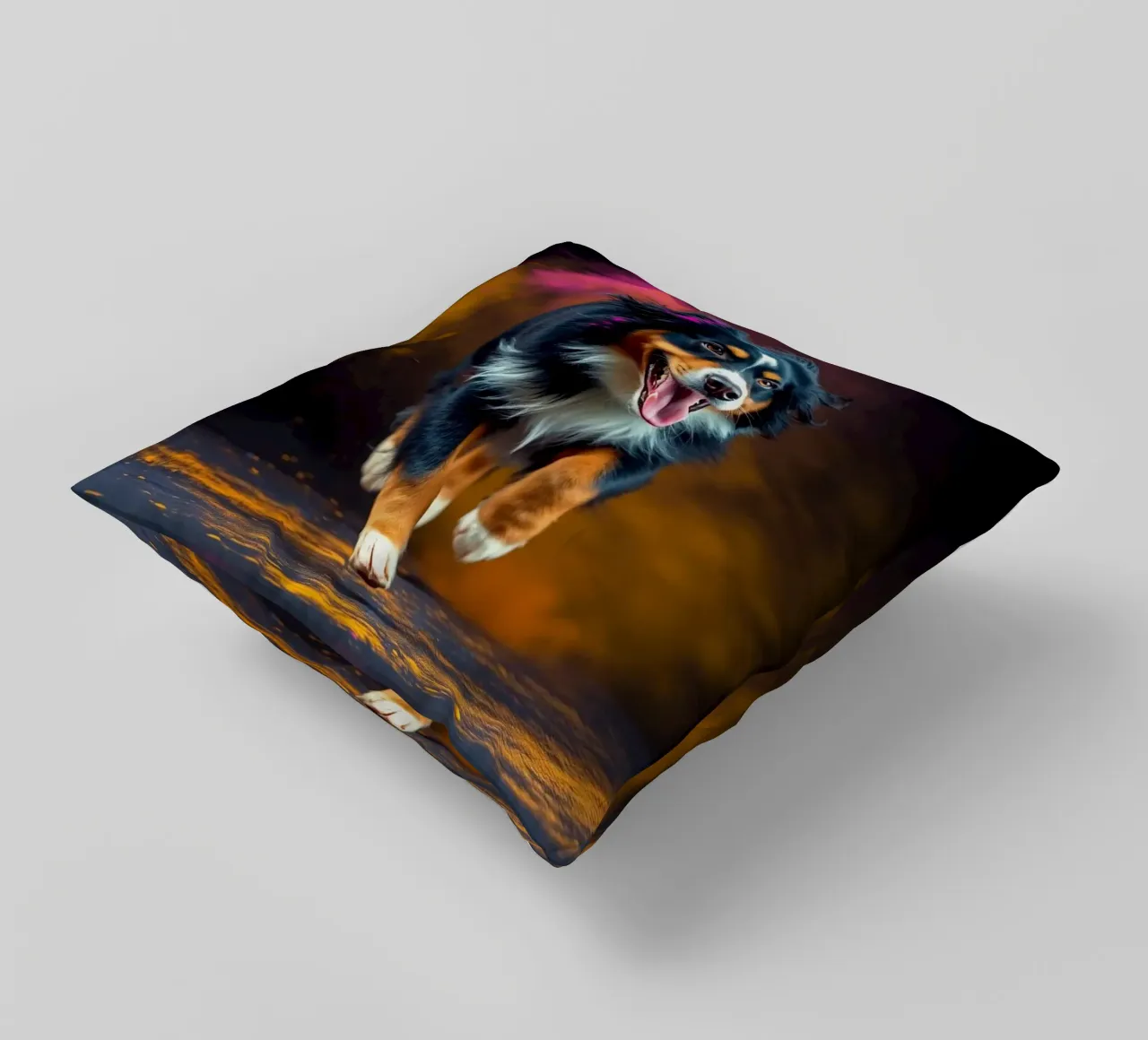 Le bouvier bernois coloré #121 coussin de Yumis.Beargang.and.Me